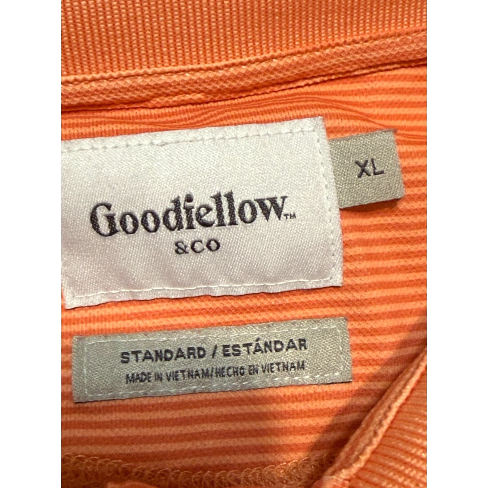 Vintage Goodfellow & Co Polo Men XL Orange Short Sleeve Stretch Casual Shirt Size US XL / EU 56 / 4 - 5 Thumbnail