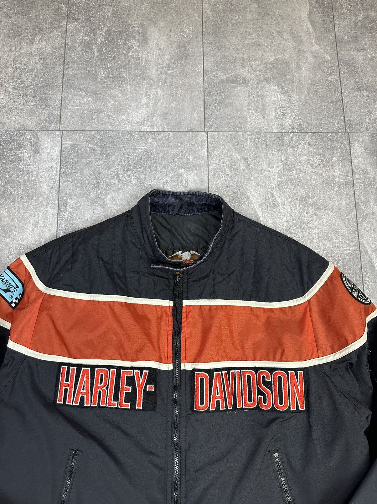 Vintage Men’s vintage Harley Davidson moto jacket Size US XL / EU 56 / 4 - 3 Thumbnail