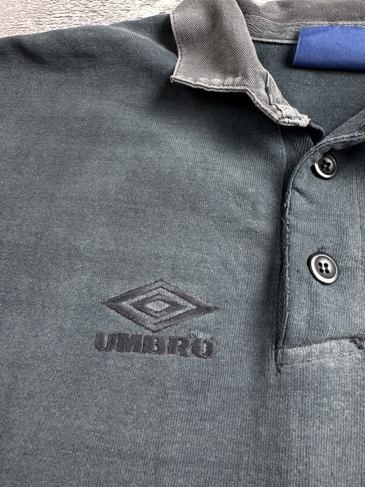 Umbro UMBRO NEW ZEALAND Rugby Thrashed Sportswear Large Gray Sweatshirt Pullover Size US L / EU 52-54 / 3 - 8 Thumbnail