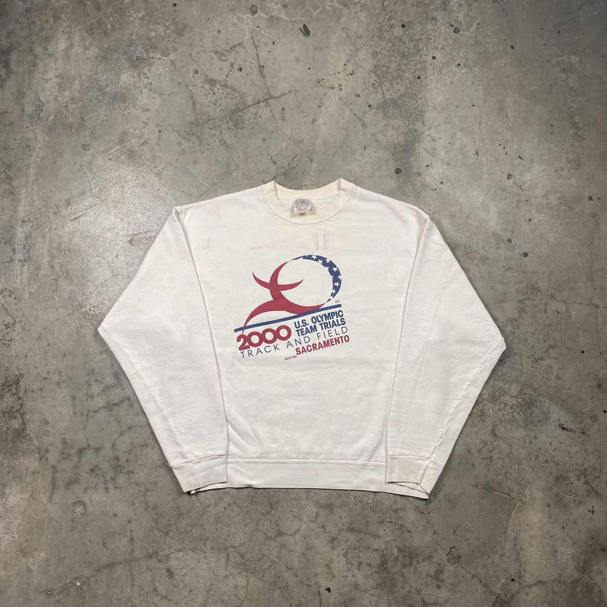 Fruit Of The Loom × USA Olympics OG y2k Sacramento US Olympic Boxy Crewneck Size US M / EU 48-50 / 2 - 1 Thumbnail