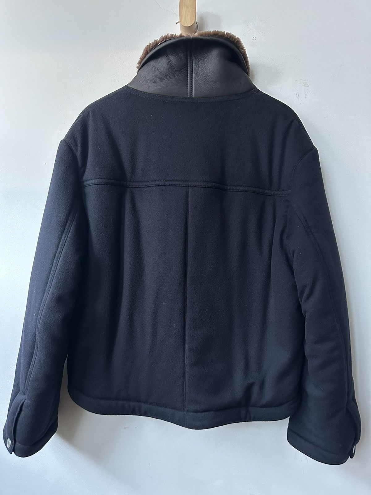 Hermes $8500 Hermes Sherpa Quarter Zip Navy Size US M / EU 48-50 / 2 - 4 Thumbnail