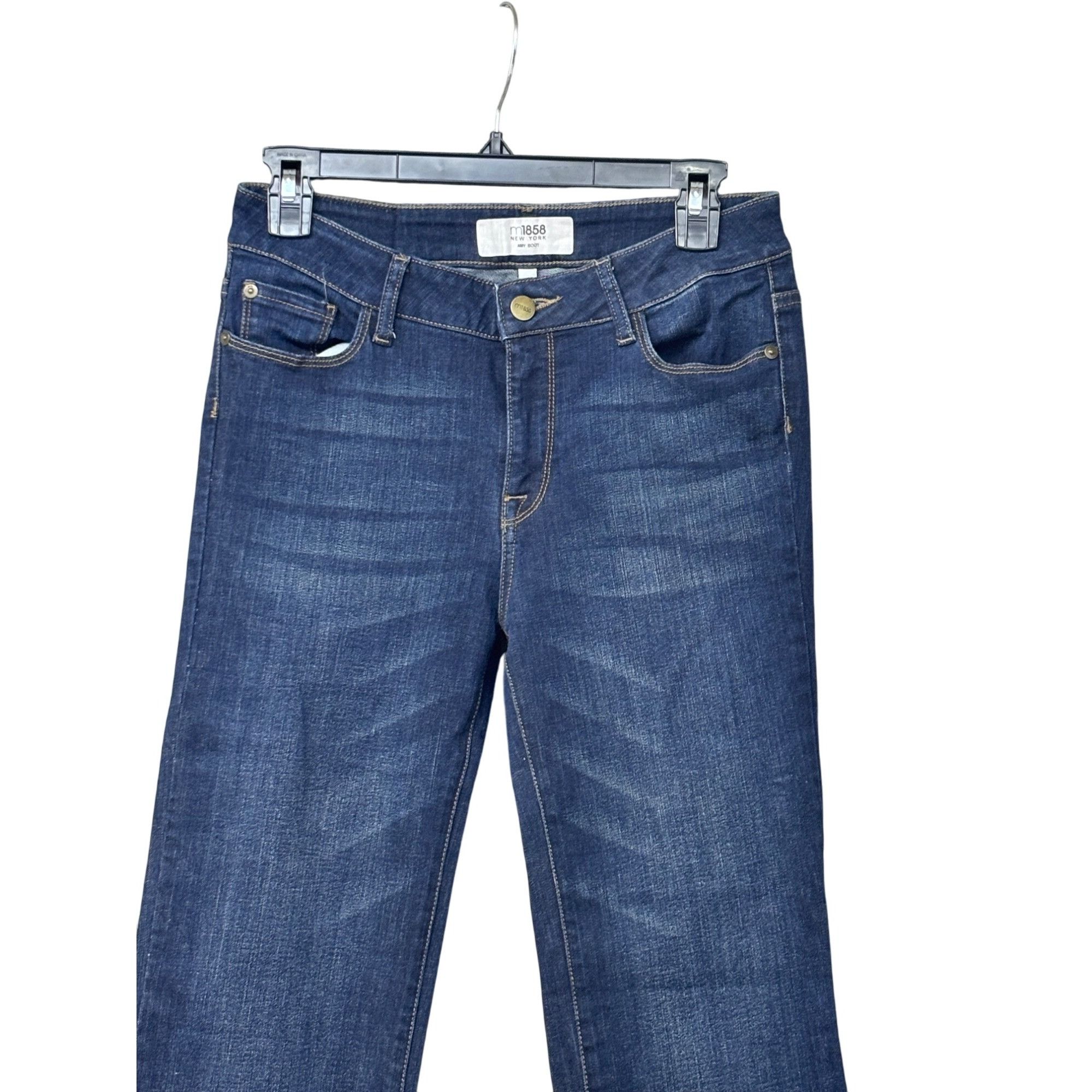 Other M1868 Womens Dark Wash Denim Flare Jeans Size 4/27" Size 27" / US 4 / IT 40 - 2 Thumbnail