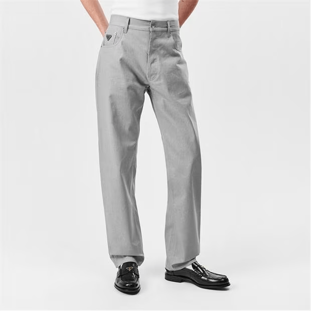 Prada Logo Straight Jeans Size US 34 / EU 50 - 3 Thumbnail