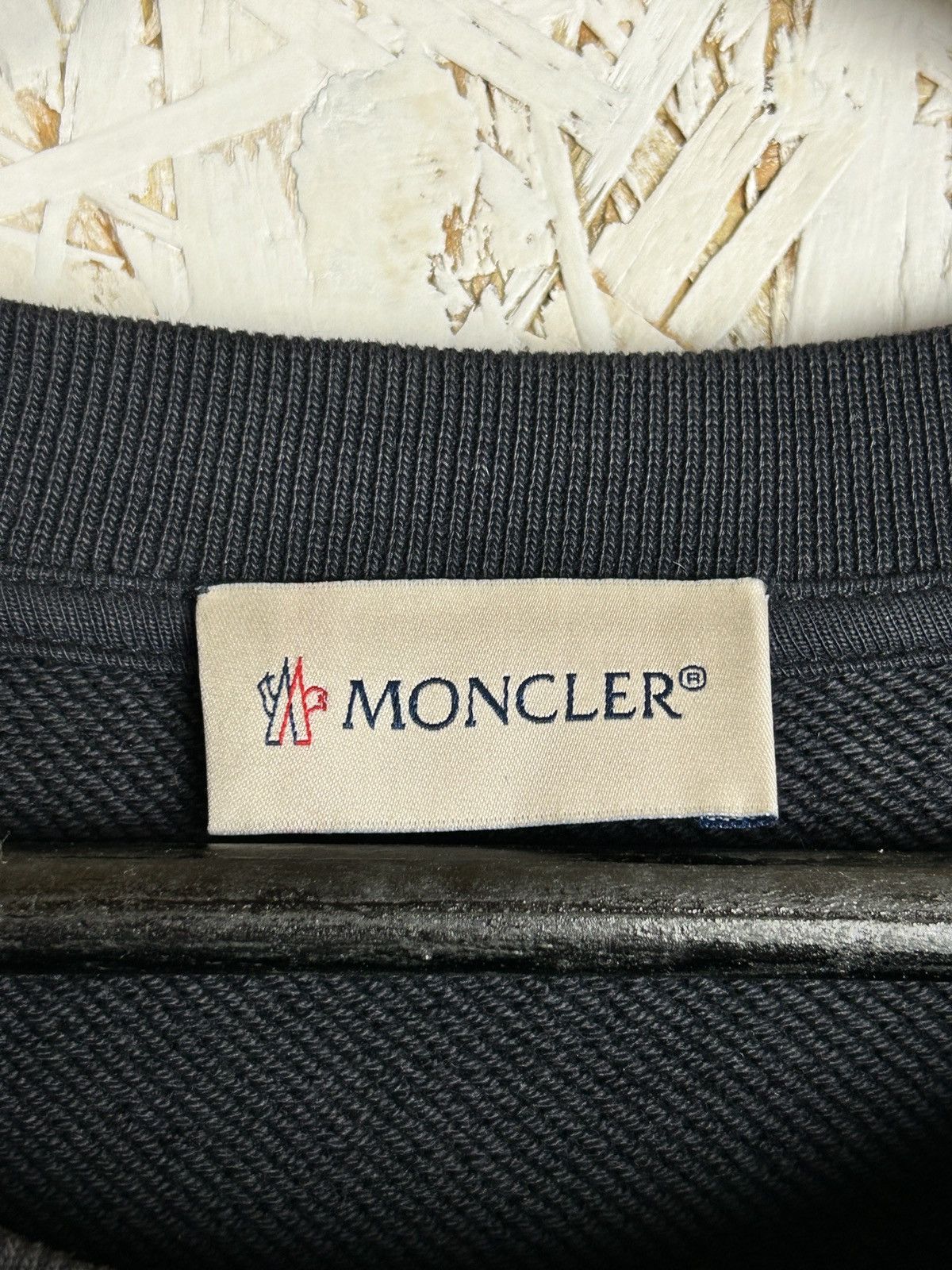 Moncler Moncler Logo Print Crewneck Sweatshirt Blue XXL Size US XXL / EU 58 / 5 - 8 Thumbnail