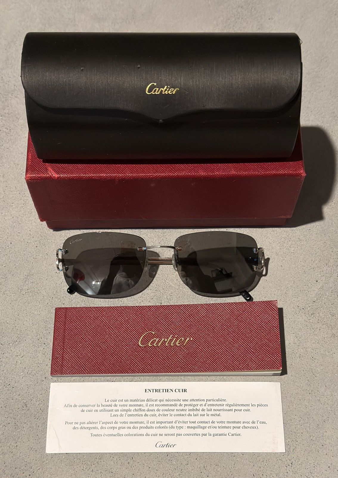 Cartier Cartier Piccadilly “Big C” Sunglasses Size ONE SIZE - 1 Thumbnail