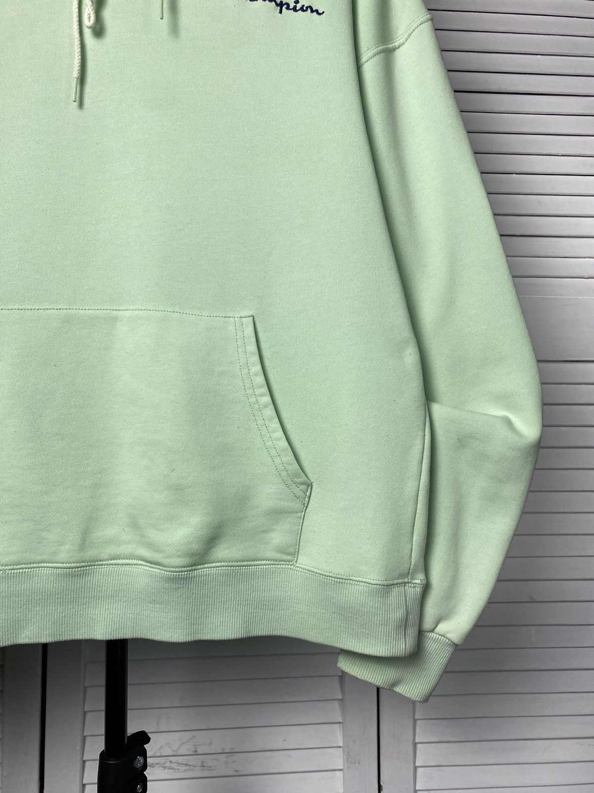 Champion × Vintage Vintage Champion ECO Oversized Boxy Hoodie Beautiful Mint Size US S / EU 44-46 / 1 - 7 Thumbnail