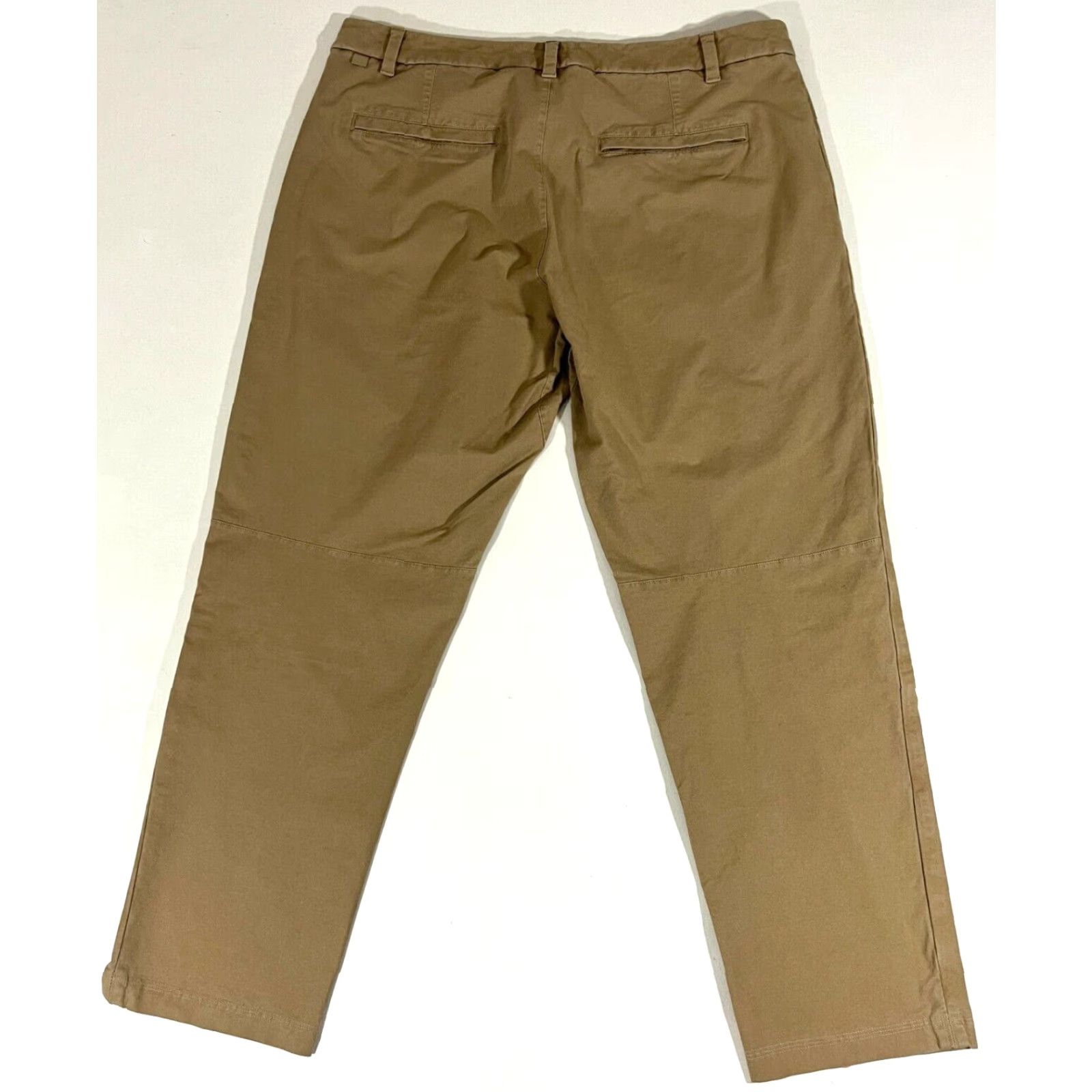 Lululemon Lululemon Men's Commission Pant Classic LM5ACMS 36x28 Tan Cotton Blend Canvas Straight Front Baggy Chino Shirt? Size US 36 / EU 52 - 5 Thumbnail