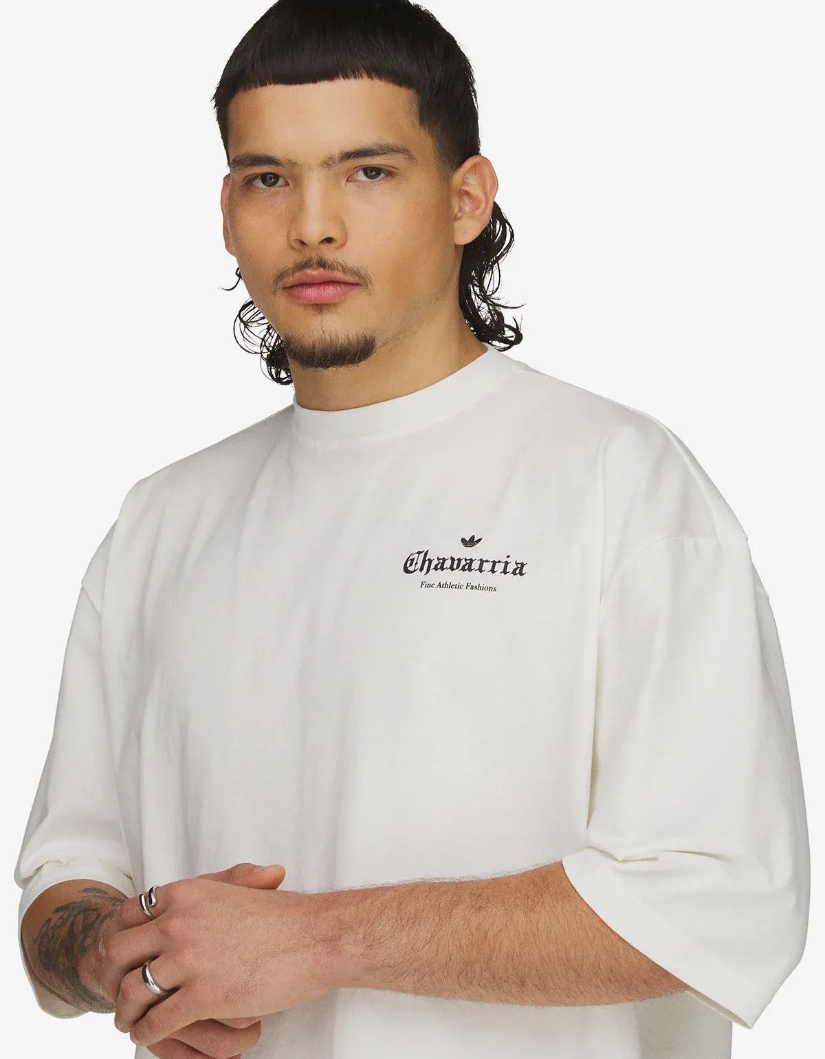 Willy Chavarria Willy Chavarria x Adidas White Logo T-Shirt Size US M / EU 48-50 / 2 - 7 Thumbnail