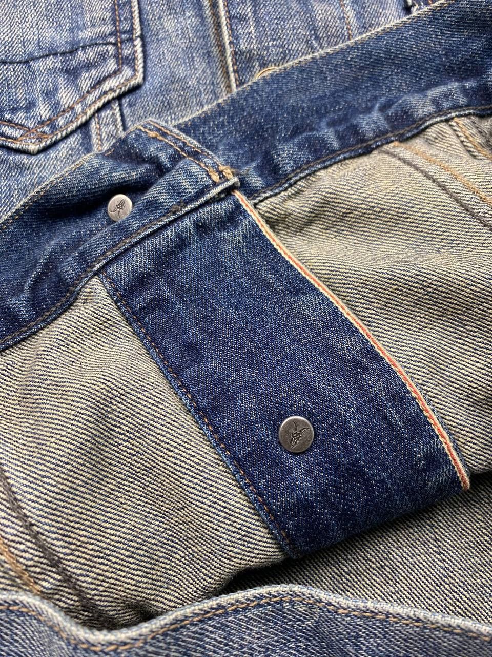 Allsaints Allsaints Selvedge Denim Vest Trucker Jacket Faded Biker Size US M / EU 48-50 / 2 - 10 Thumbnail