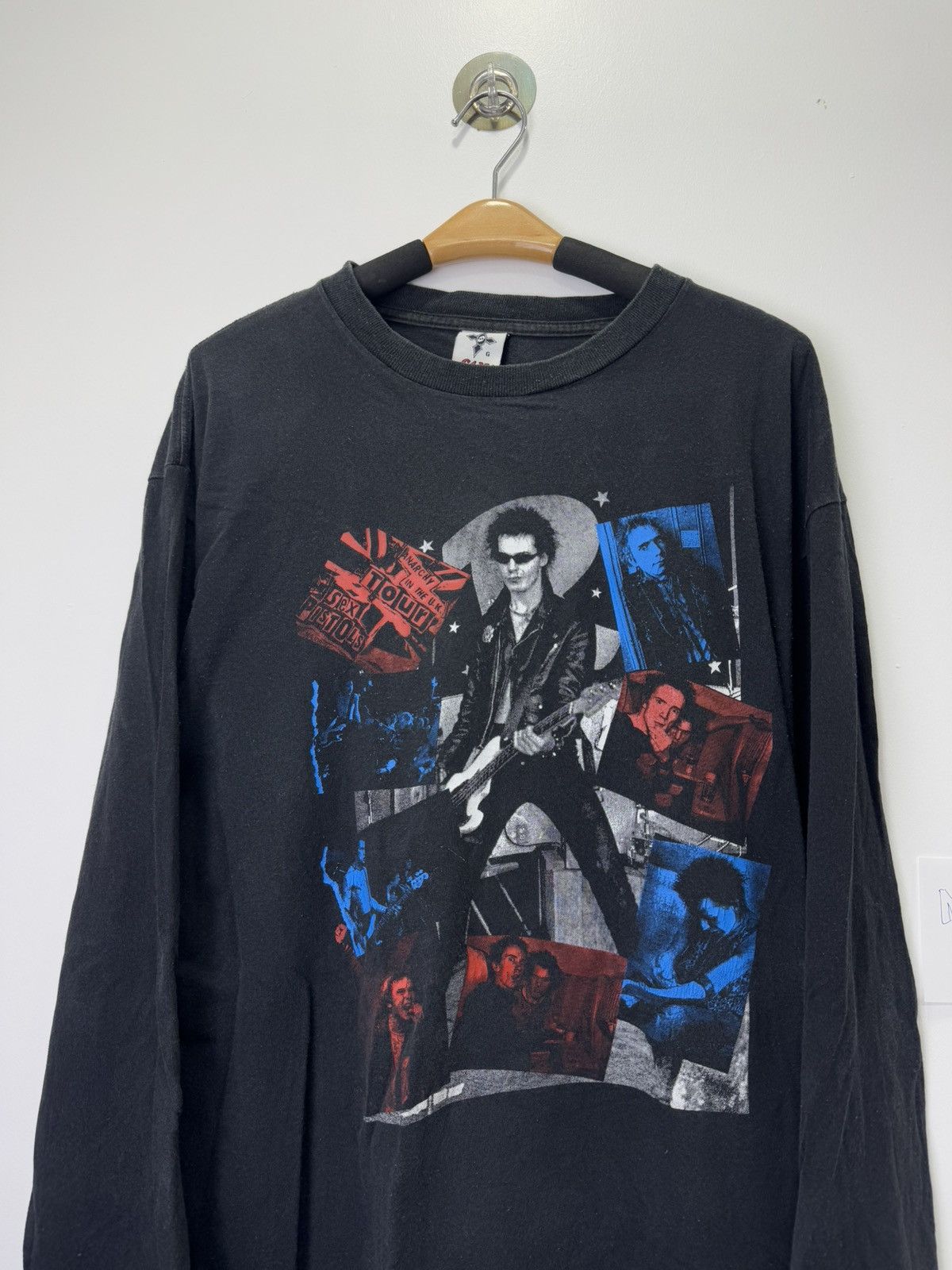 Band Tees × Vintage Vintage Sex Pistols 90s 00s Punk Band Longsleeve T-shirt Size US L / EU 52-54 / 3 - 5 Thumbnail