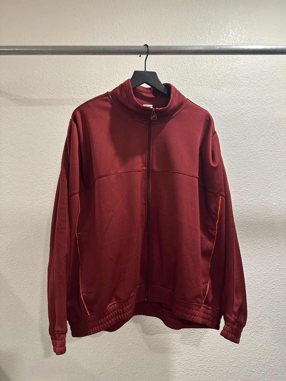 image of Martine Rose Red Track Jacket, Men's (Size 2XL)