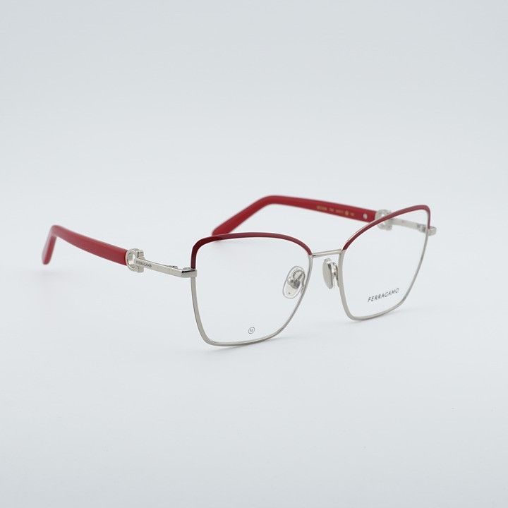 Salvatore Ferragamo Salvatore Ferragamo SF2223N 744 Eyeglasse Burgundy 54mm Size ONE SIZE - 6 Thumbnail