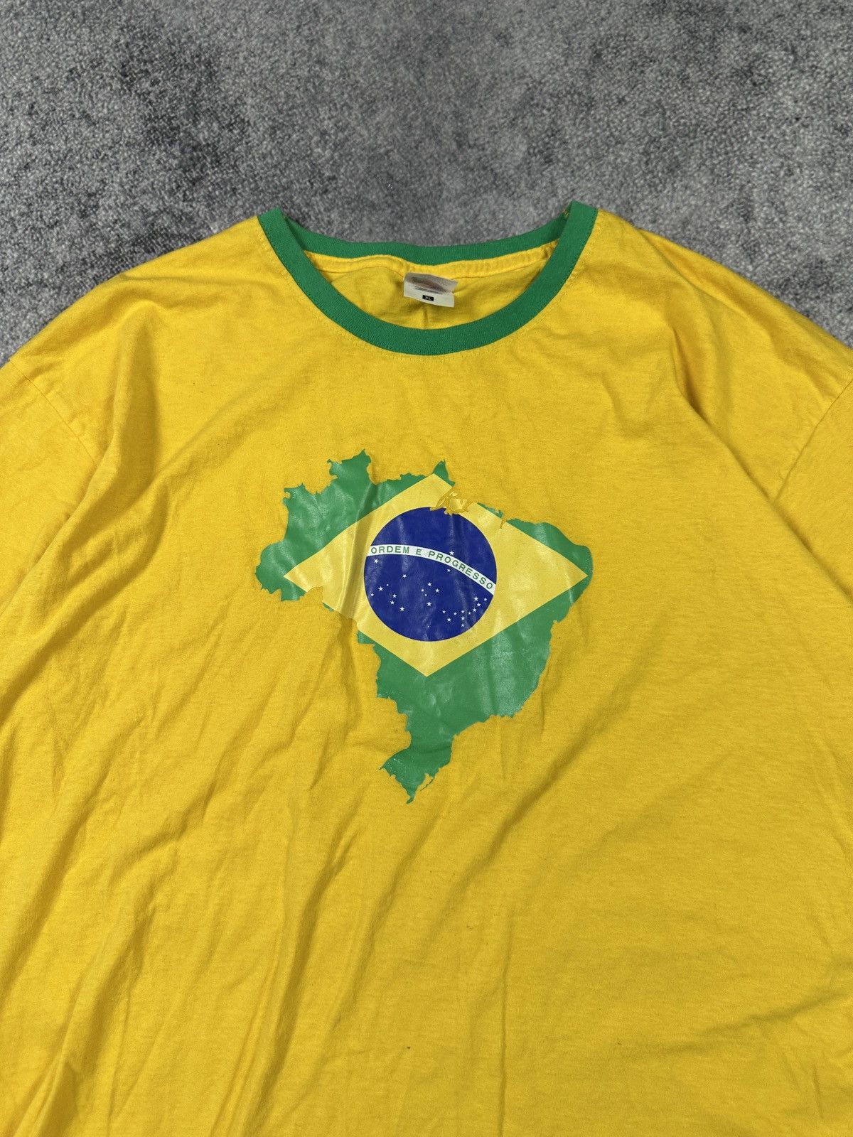 Vintage Y2K Nike Brazil Soccer Jersey Blokecore Rare Style S Casual Size US XL / EU 56 / 4 - 2 Thumbnail