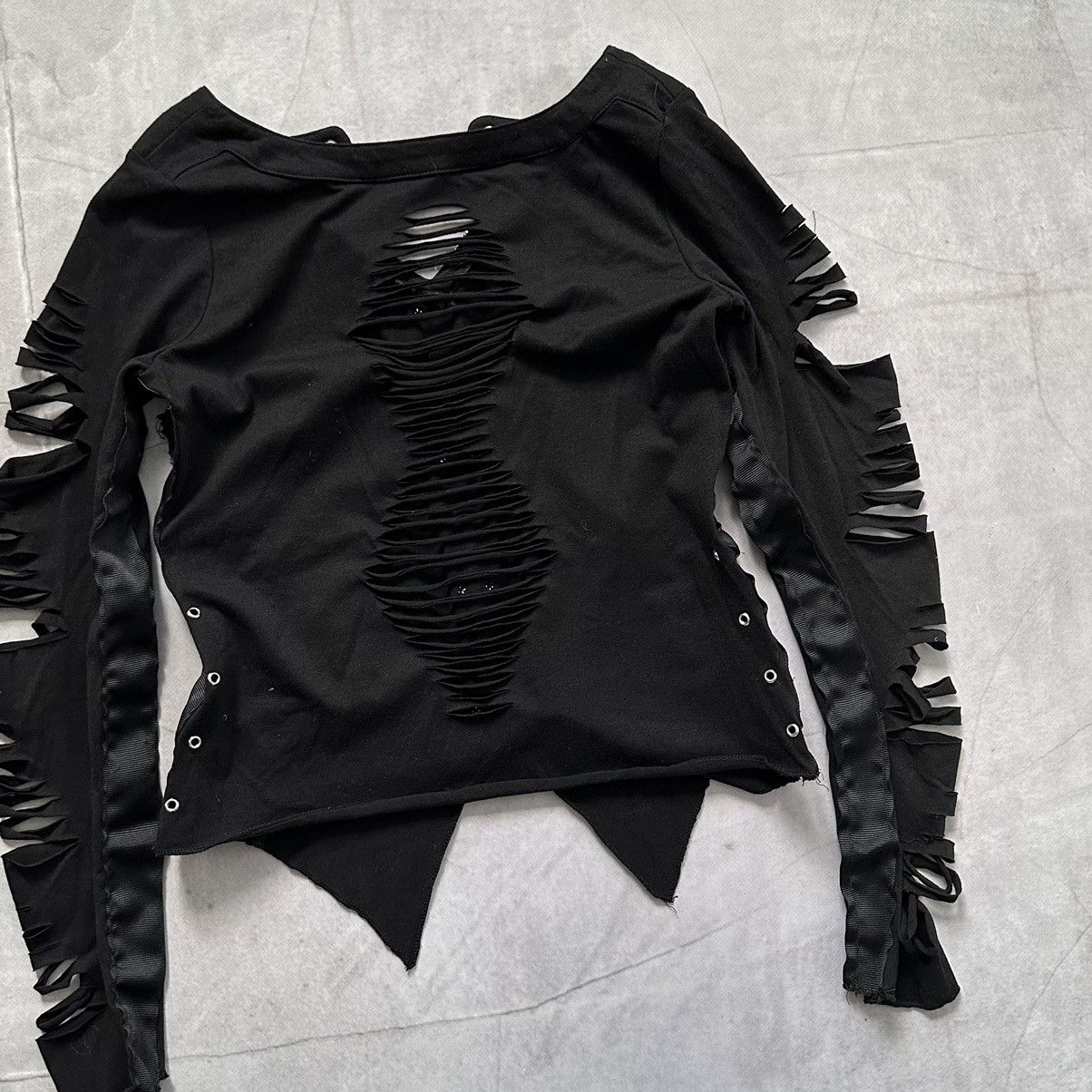 Hysteric Glamour 00s Punk Zipper Rick Owens Vibe Long Sleeve T-Shirt Size M / US 6-8 / IT 42-44 - 14 Thumbnail