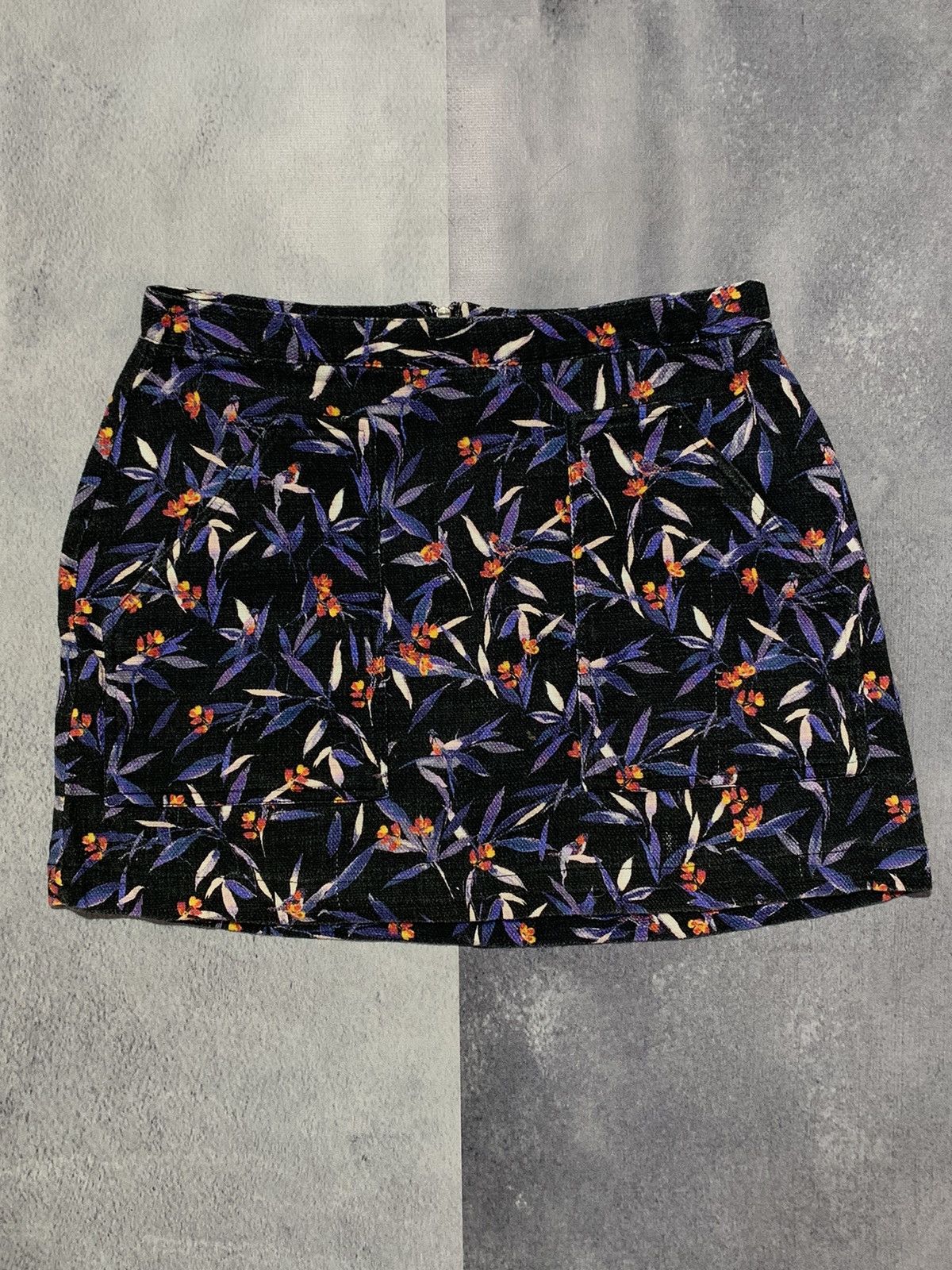 Japanese Brand × Vintage Vintage Y2K Overall print mini skirt Japanese style Size 30" / US 8 / IT 44 - 1 Thumbnail