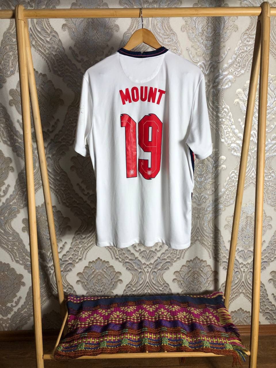 Vintage VERY RARE NIKE ENGLAND SOCCER JERSEY RETRO MANCHESTER UNITED Size US XL / EU 56 / 4 - 1 Thumbnail