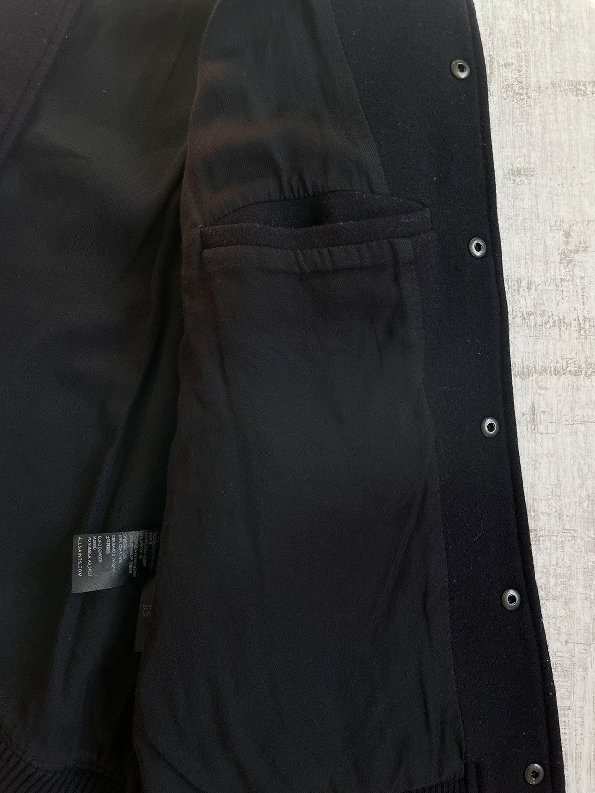 Allsaints Allsaints Wool Bomber Jacket Ecko Luxury Size US M / EU 48-50 / 2 - 12 Thumbnail