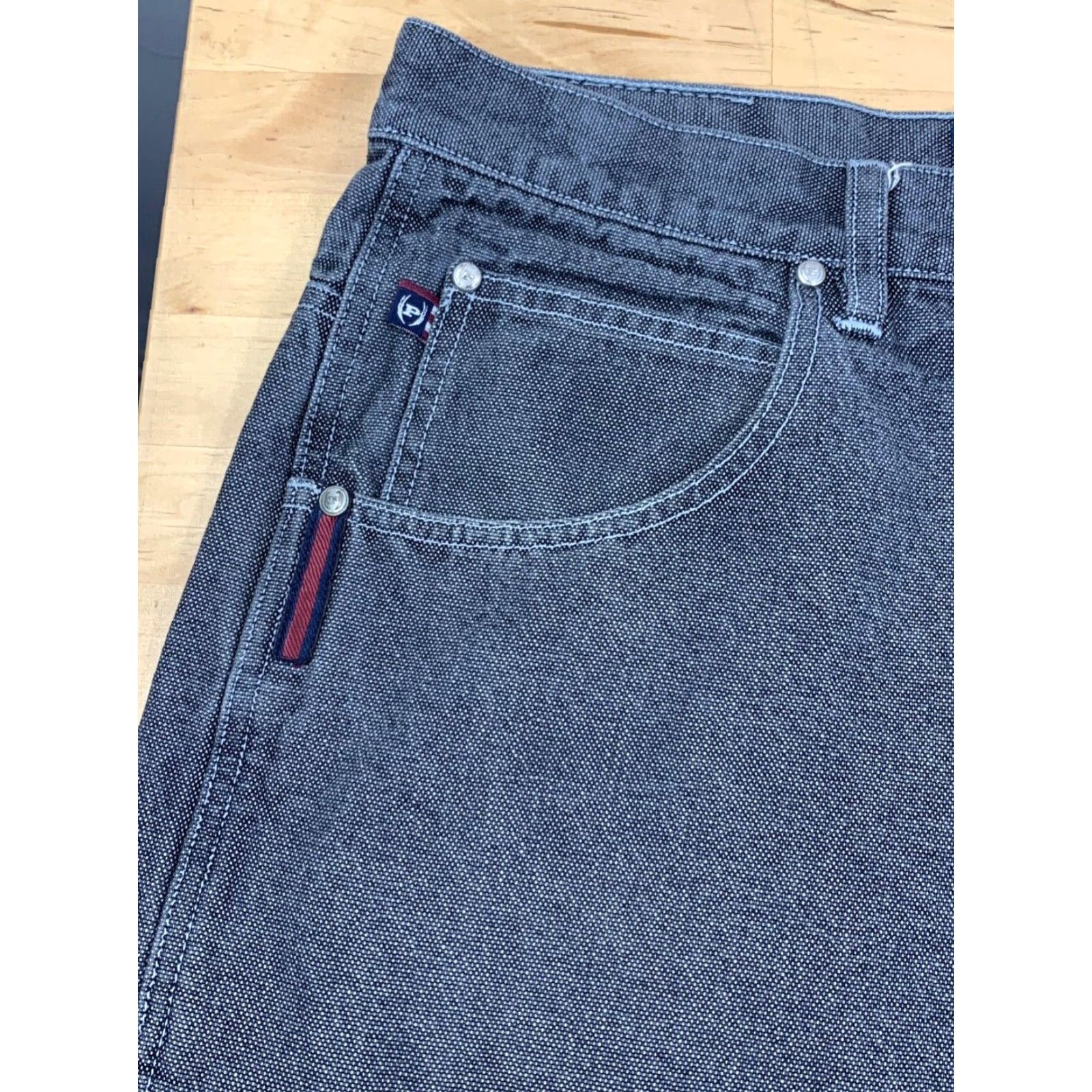 Phat Farm VINTAGE Phat Farm Denim Jeans 34x32 Black Loose Baggy Jeans Men 34 Inseam 32 Hip Hop Style Size US 34 / EU 50 - 7 Thumbnail