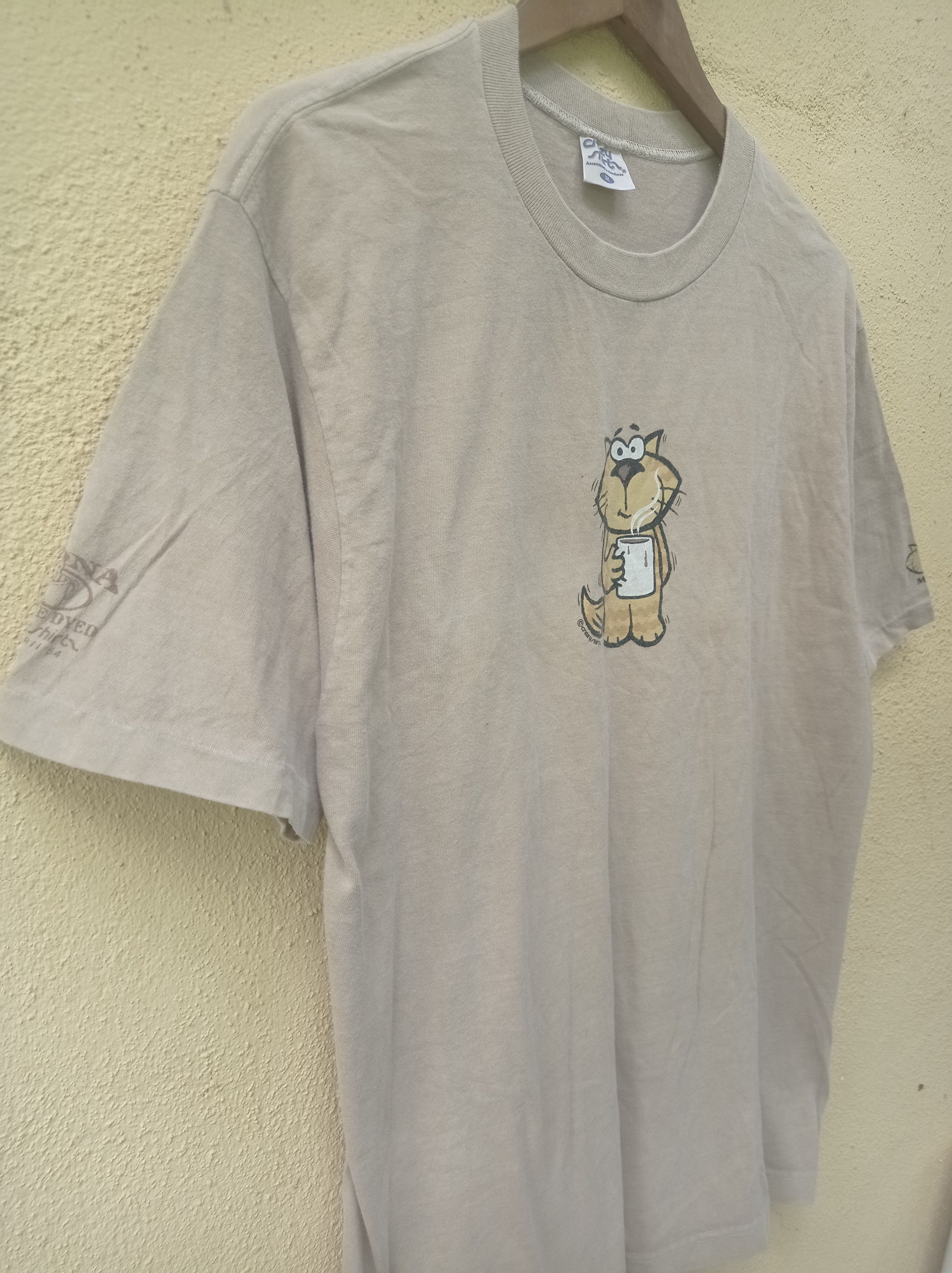 Vintage Vintage 90's crazy shirts coffee cat #GL55 Size US M / EU 48-50 / 2 - 3 Thumbnail