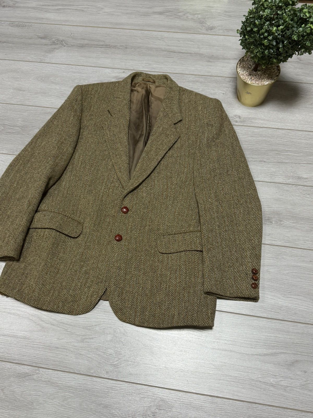 Harris Tweed Harris Tweed handwoven scotland blazer jacket wool tuxedo Size 42R - 6 Thumbnail