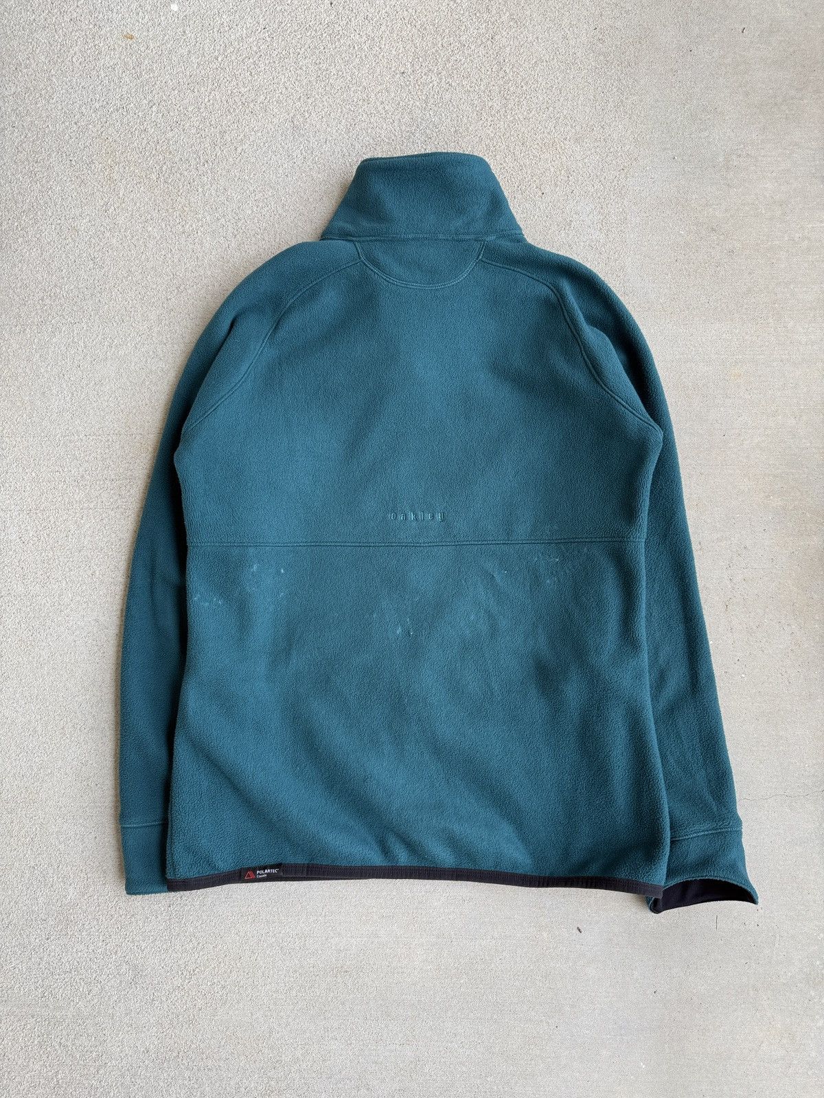 Vintage Vintage Oakley Fleece Zip Up Size US XL / EU 56 / 4 - 2 Thumbnail