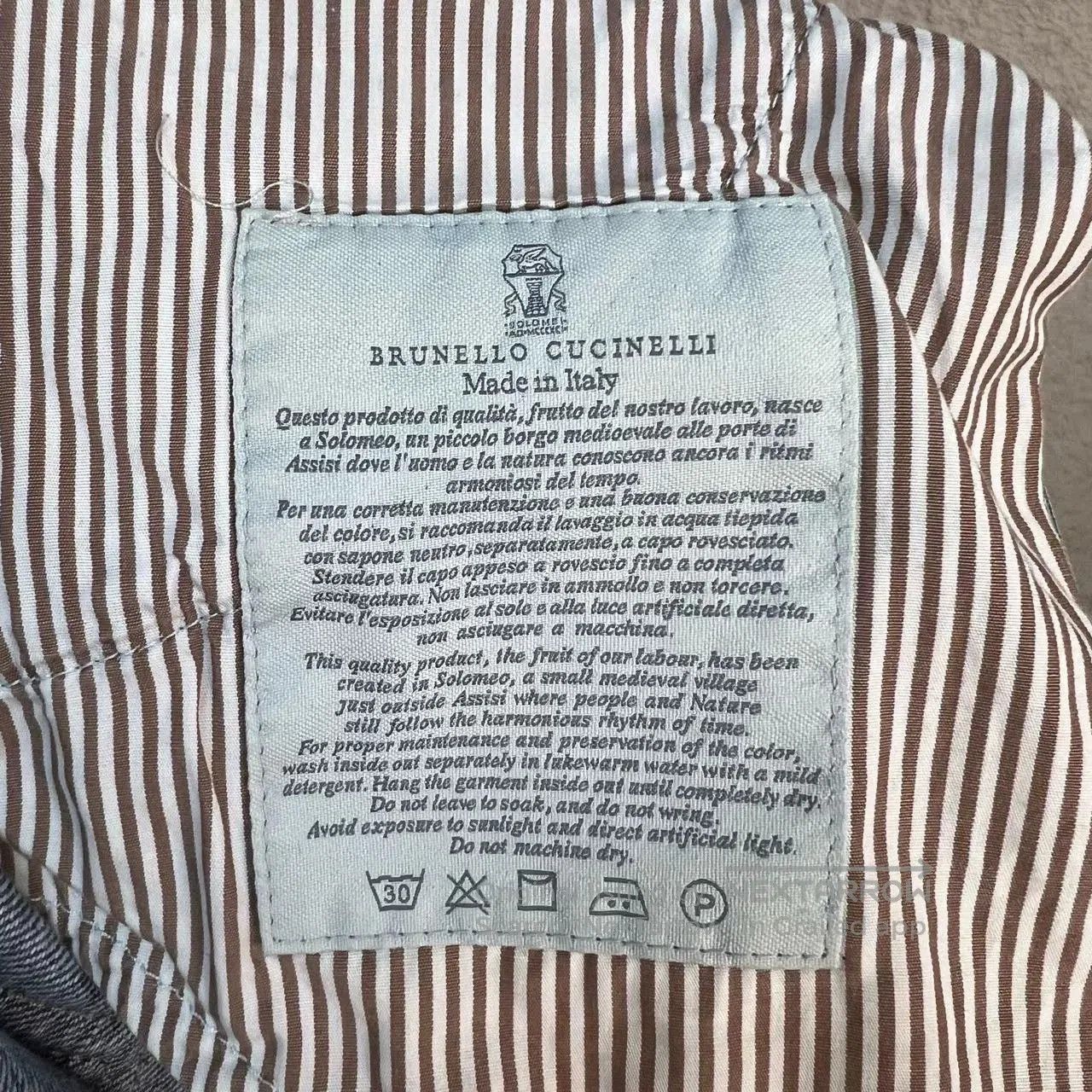 Brunello Cucinelli brunello cucinelli vintage denim trousers size 46. Size US 36 / EU 52 - 3 Thumbnail