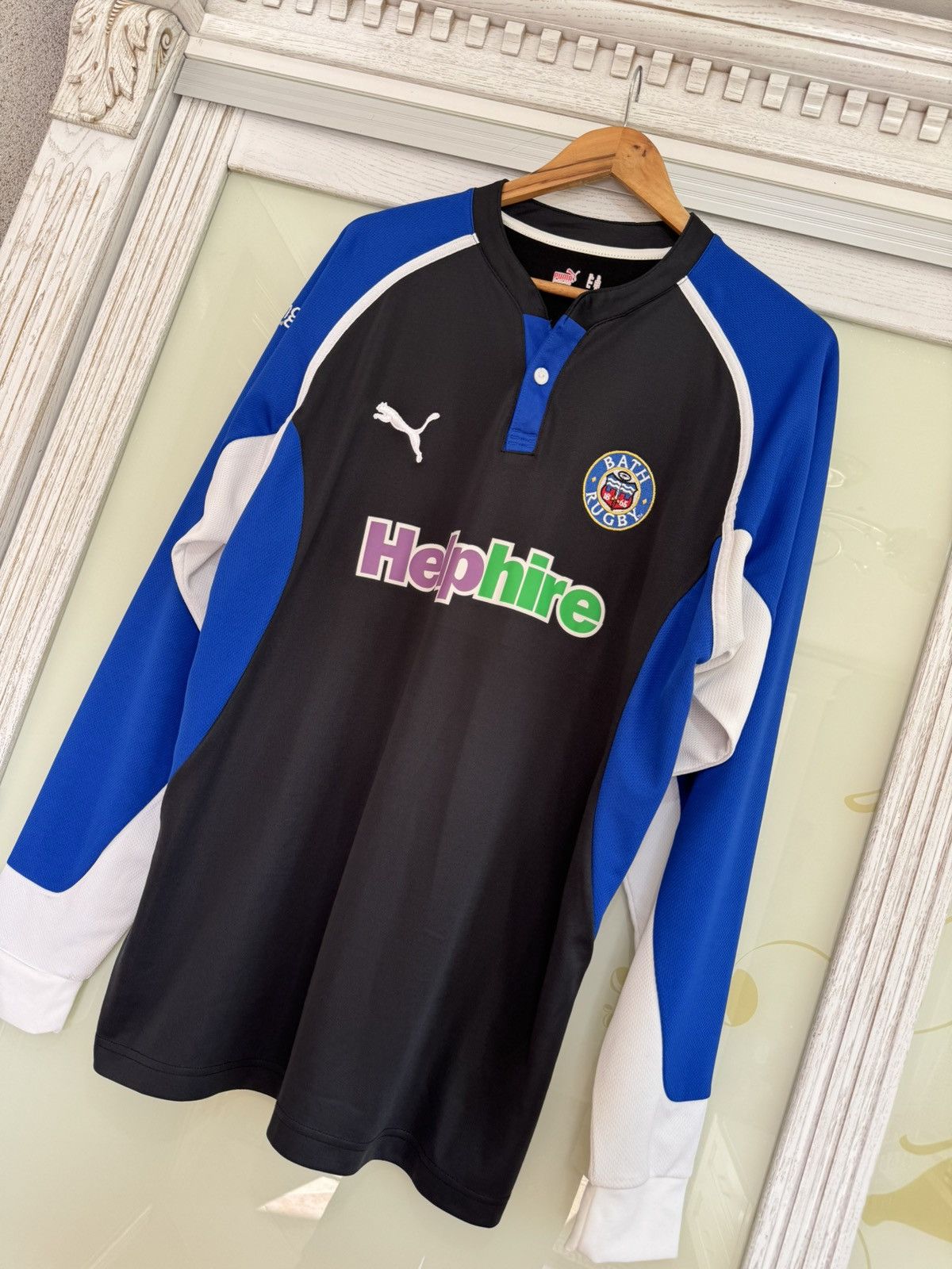 Vintage Bath 2006-2007 Rugby Long Sleeve Jersey Kit Shirt