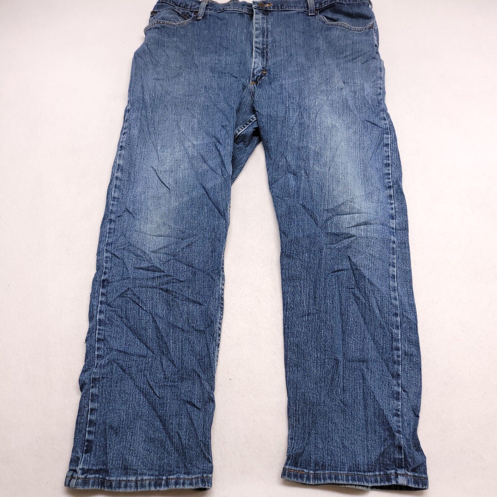 Wrangler Wrangler Casual Button Zip Denim Jeans Mens Size 42x30 Blue Size US 42 / EU 58 - 2 Thumbnail