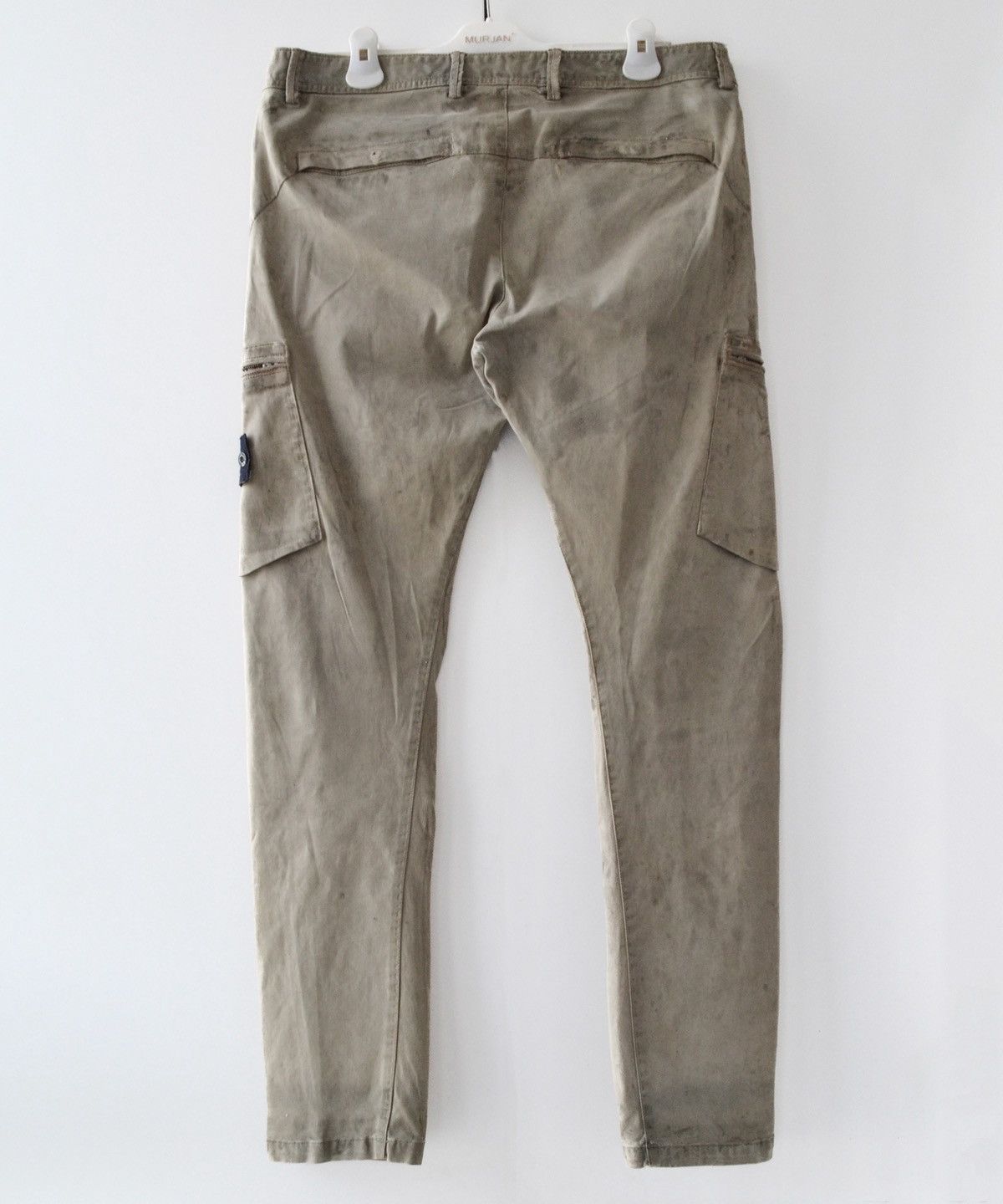 Stone Island STONE ISLAND Cargo Pants Cotton Distressed Trousers Size US 33 - 2 Thumbnail