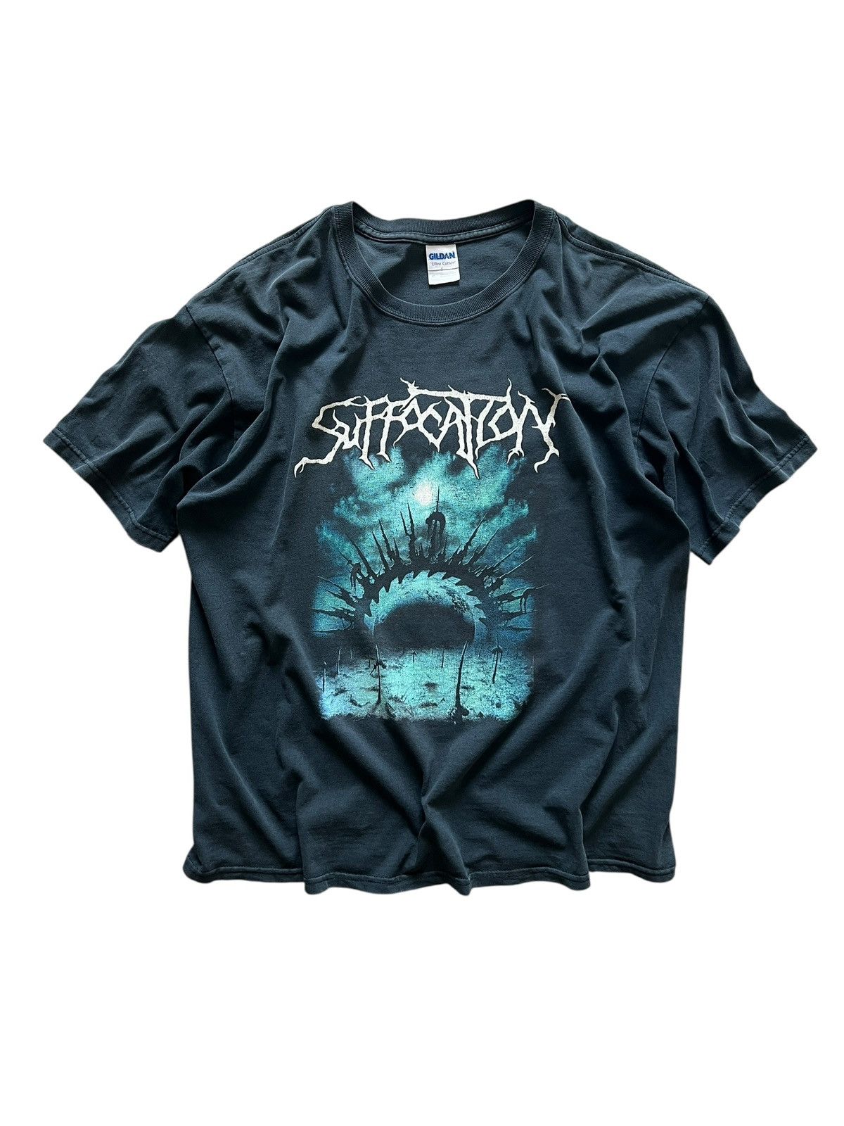 Band Tees Vintage Suffocation Tour 2007 Metal Band Tees Sun Faded Size US XL / EU 56 / 4 - 1 Thumbnail