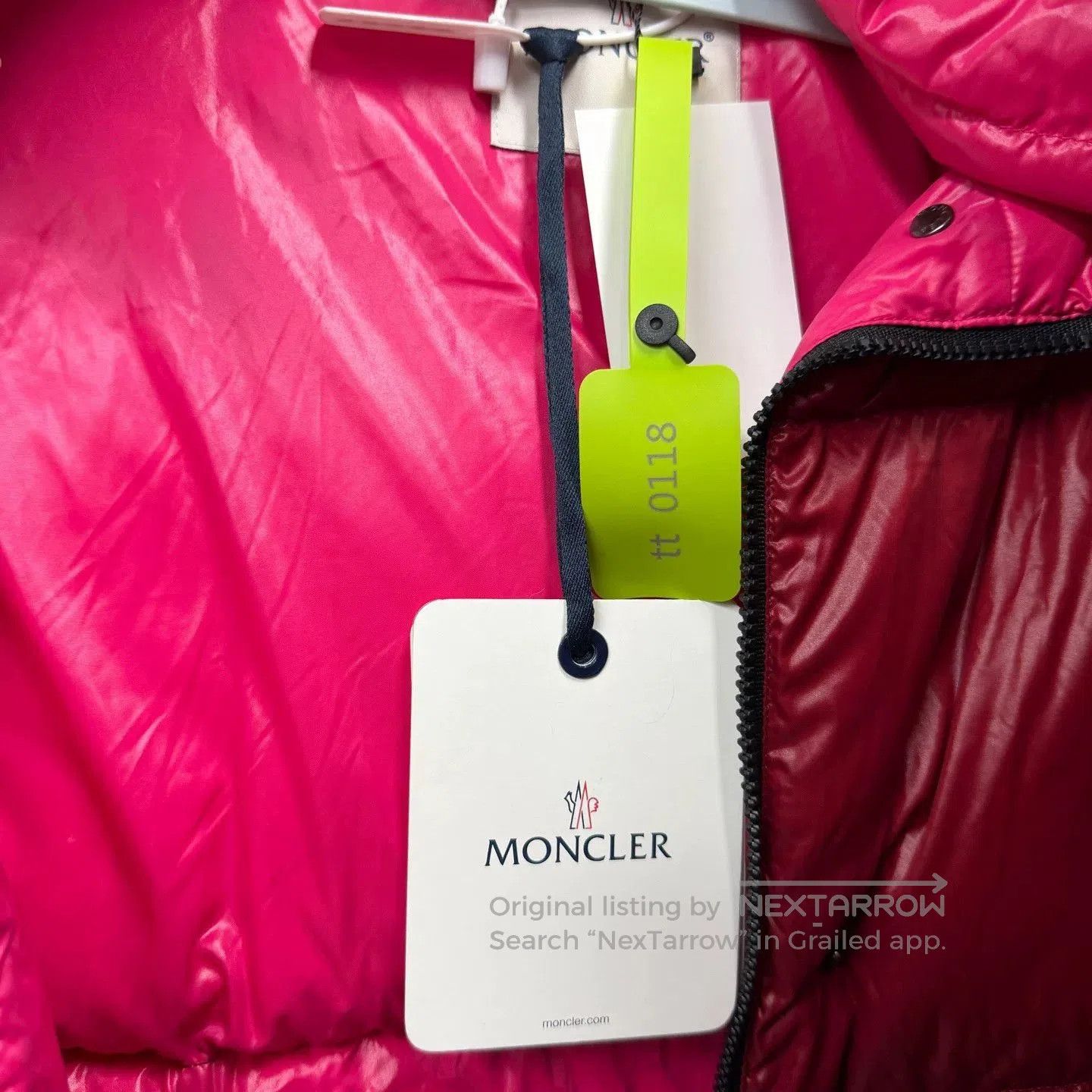 Moncler Moncler Red Hooded Down Vest. Size L / US 10 / IT 46 - 7 Thumbnail