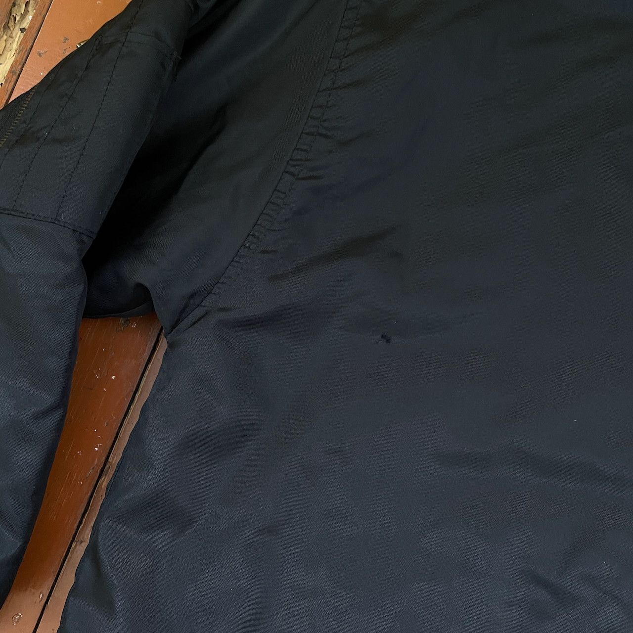 Other Vintage MA-1 Bomber Jacket – Black Nylon air force Size US XL / EU 56 / 4 - 7 Thumbnail