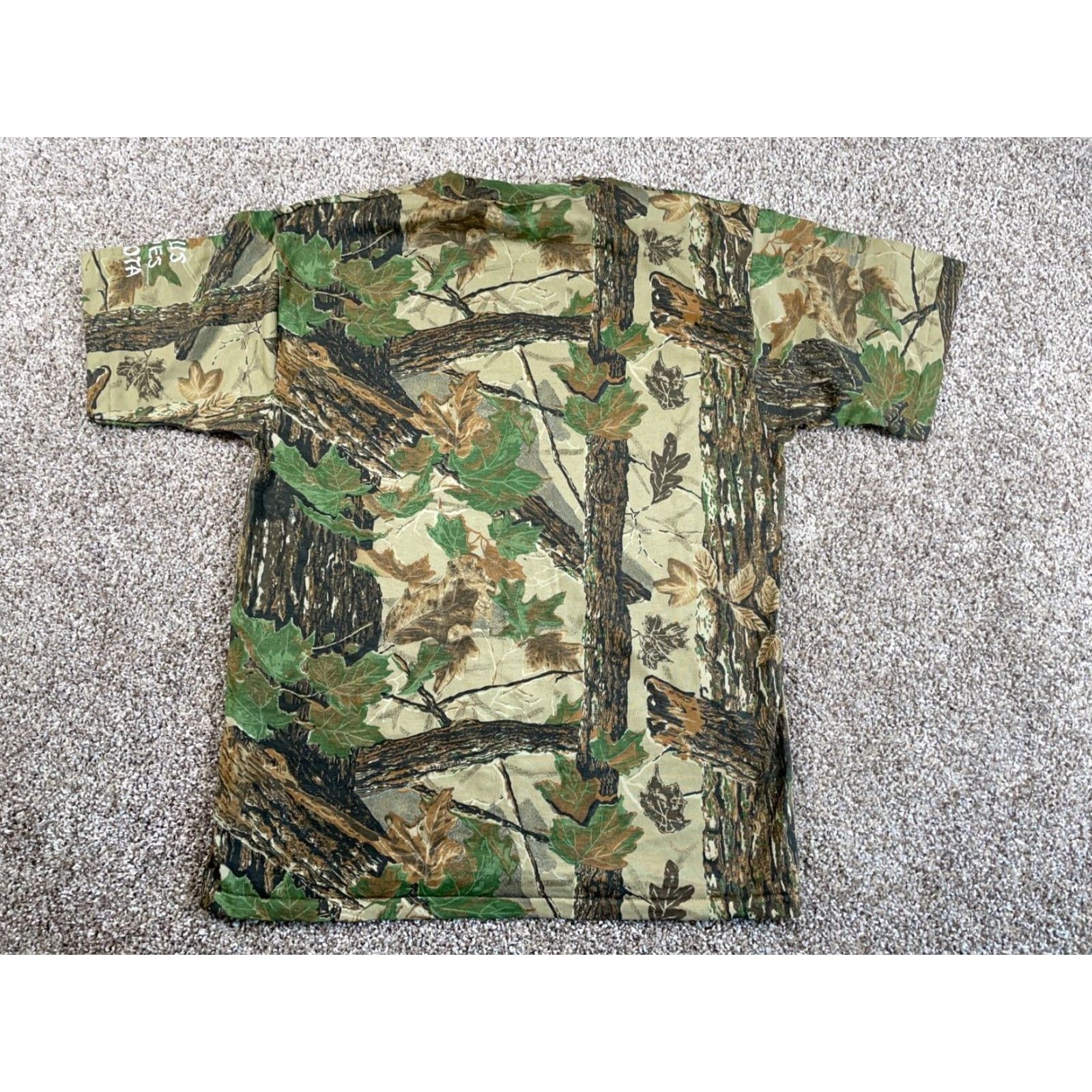Realtree VINTAGE Realtree Camouflage T-Shirt Adult Large Green Camouflage Single Stitch Unworn Size US L / EU 52-54 / 3 - 2 Thumbnail