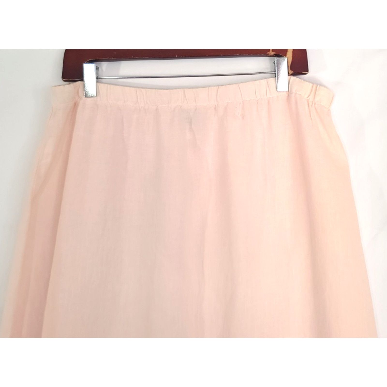 Other Matchpoint Womens 100% Linen Pink Tunic Skirt Set Large Size 32" / US 10 / IT 46 - 9 Thumbnail