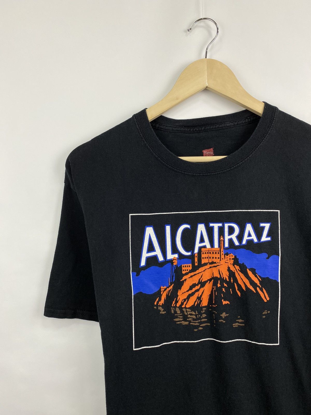Hanes Vintage 90s Alcatraz Golden Gate National Parks t-shirt rare Size US M / EU 48-50 / 2 - 2 Thumbnail