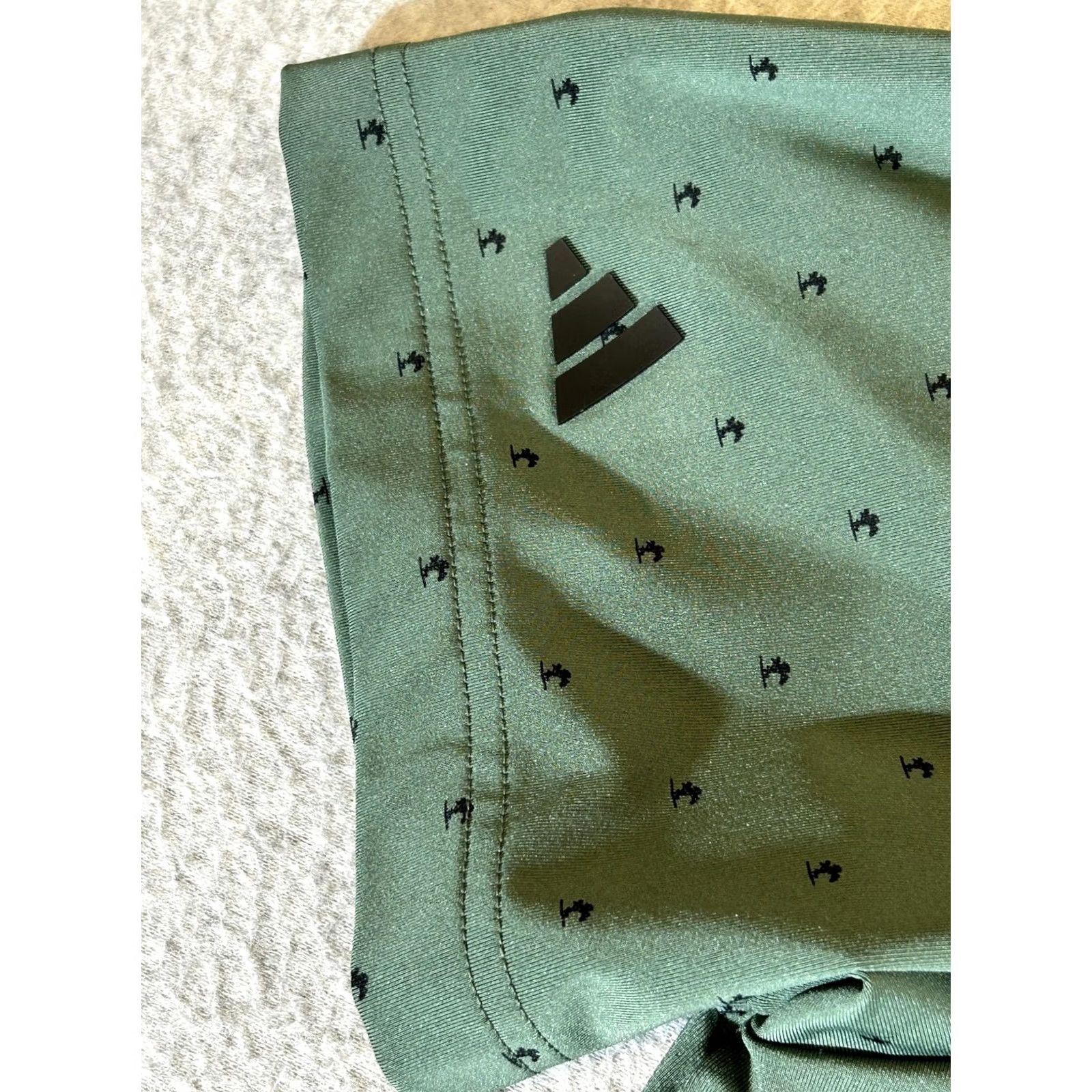Adidas Adidas Golf Polo Shirts Mens XL Green Tree Print Polo Shirt Short Sleeve Performance Polo Size US XL / EU 56 / 4 - 3 Thumbnail