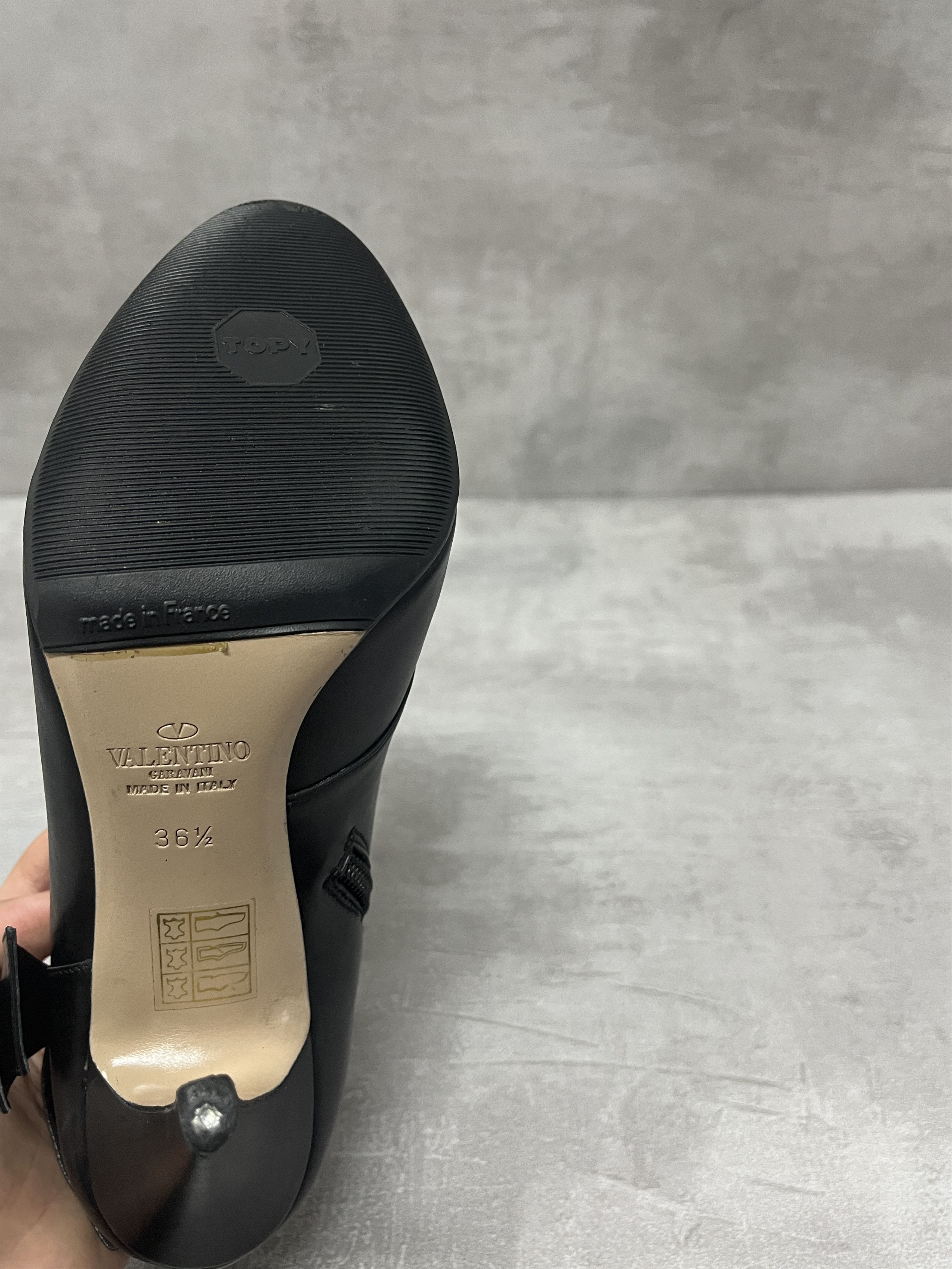Valentino Valentino Black Ankle Boots With 90mm Heels Size US 5.5 / IT 35.5 - 6 Thumbnail