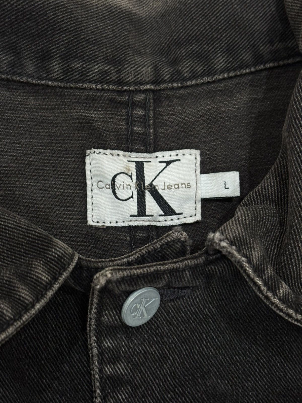 Calvin Klein Vintage Calvin Klein Denim Chore Jacket Size US L / EU 52-54 / 3 - 4 Thumbnail