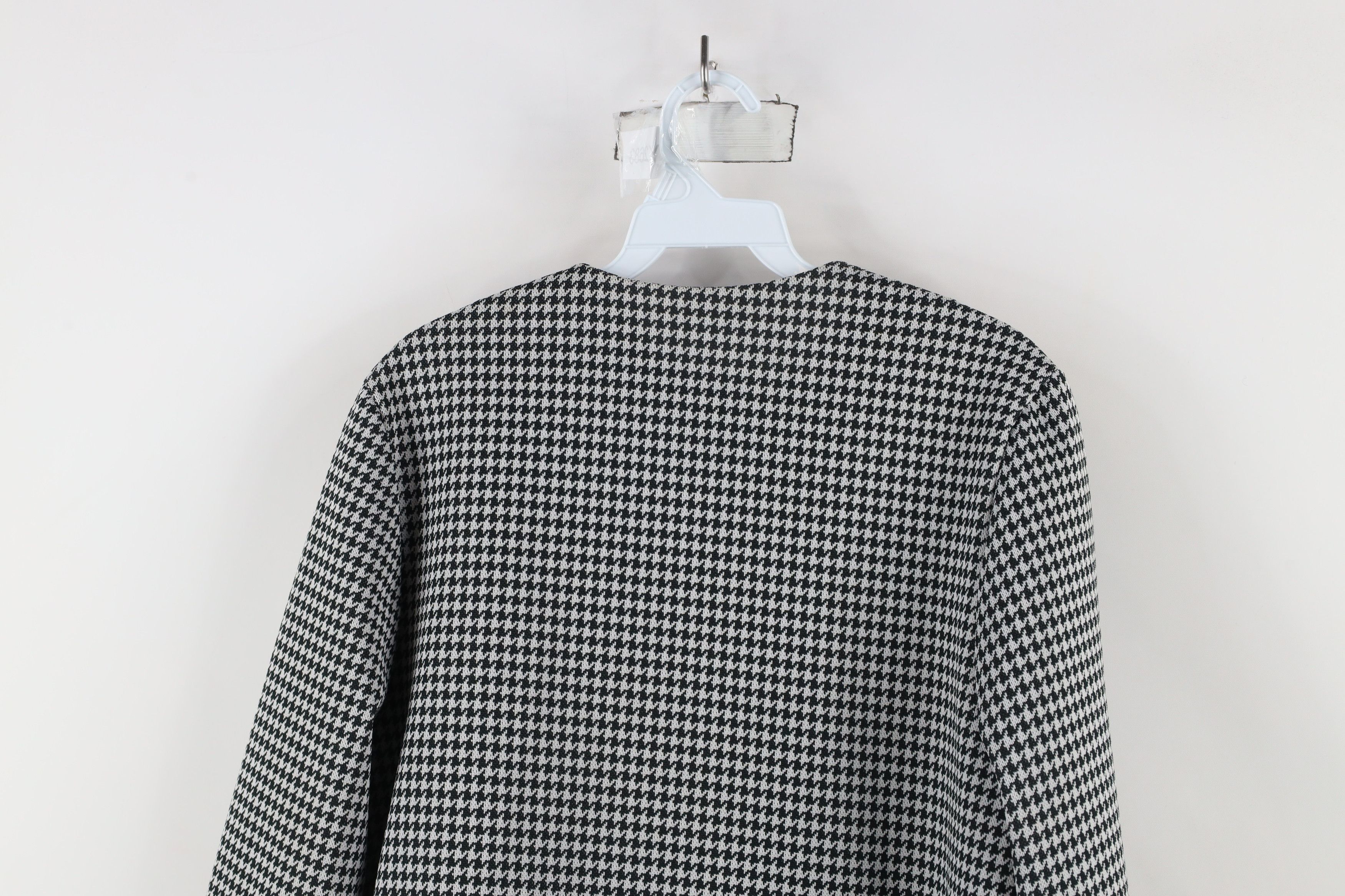 Vintage Vintage 90s Streetwear Knit One Button Blazer Jacket USA Size XL / US 12-14 / IT 48-50 - 13 Thumbnail
