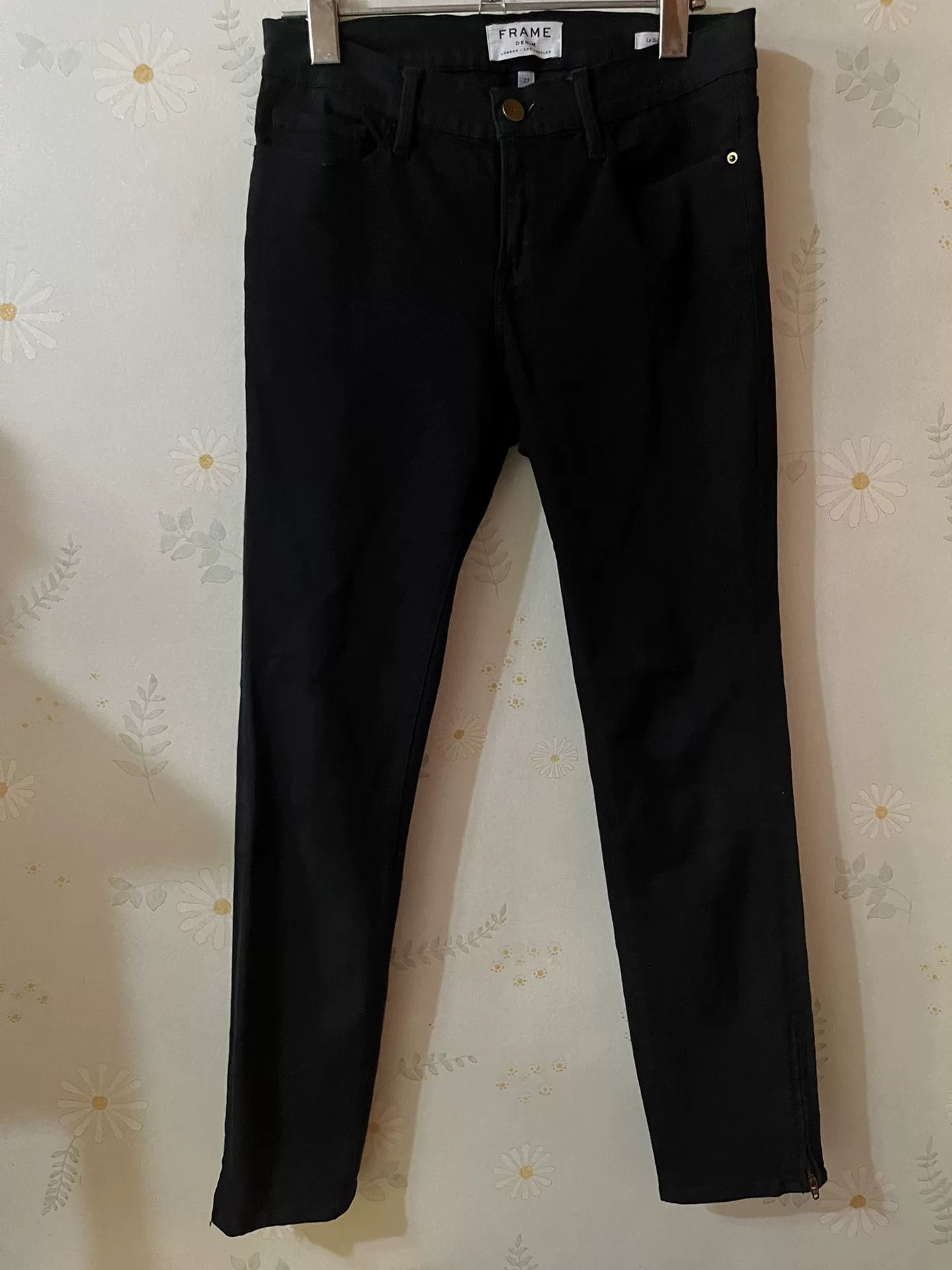 Frame FRAME Black Slim Jeans Size 27 Size 27" / US 4 / IT 40 - 1 Thumbnail