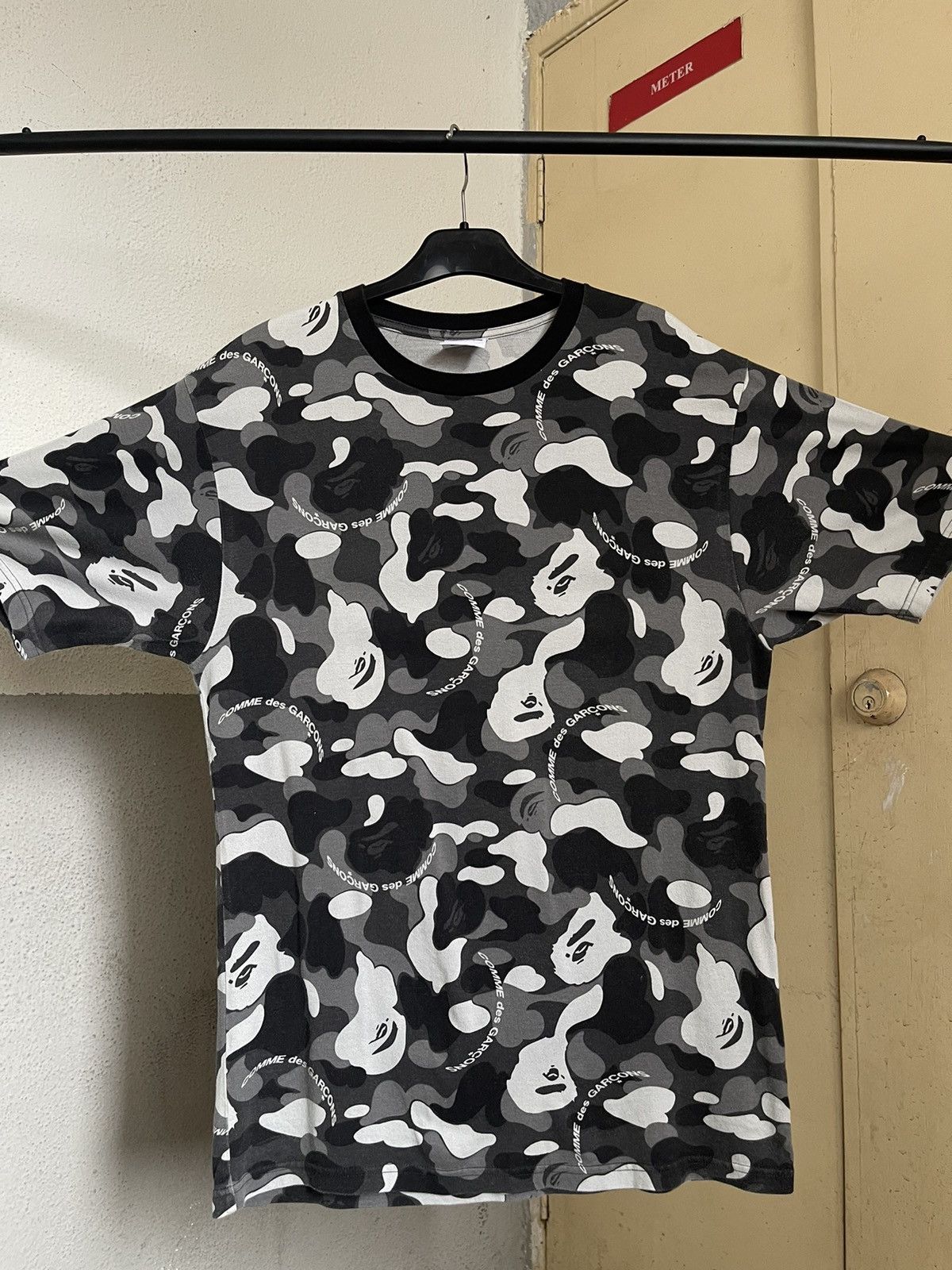 Bape × Comme des Garcons BAPE X CDG Osaka Pocket Tee White | Grailed