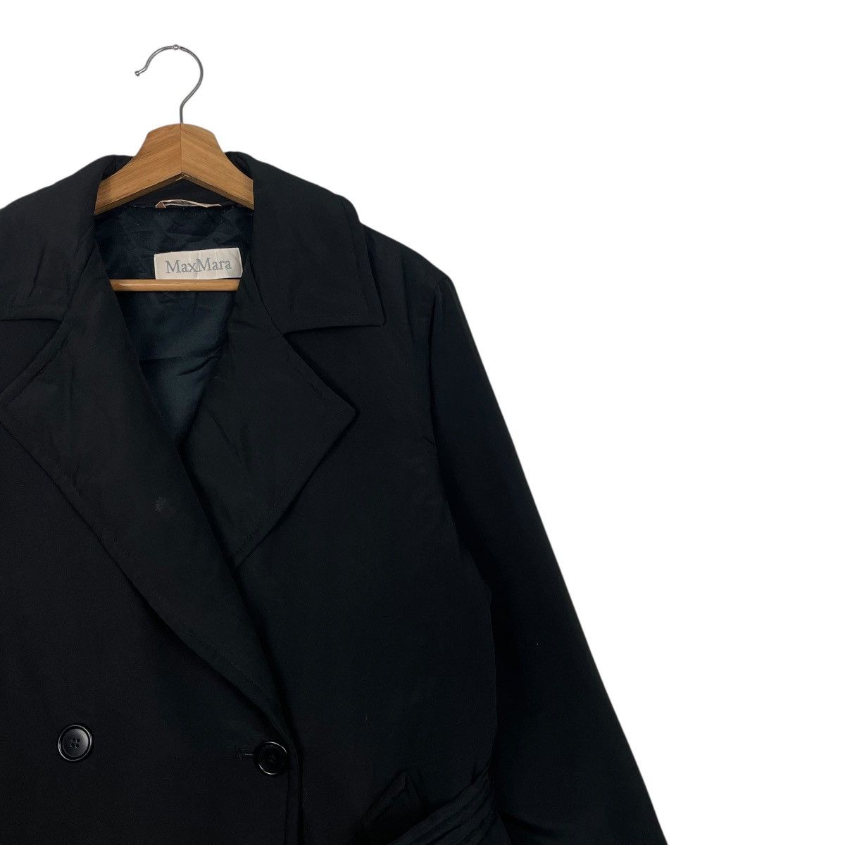 Max Mara Max Mara Double Breasted Black Jacket Size S / US 4 / IT 40 - 5 Thumbnail