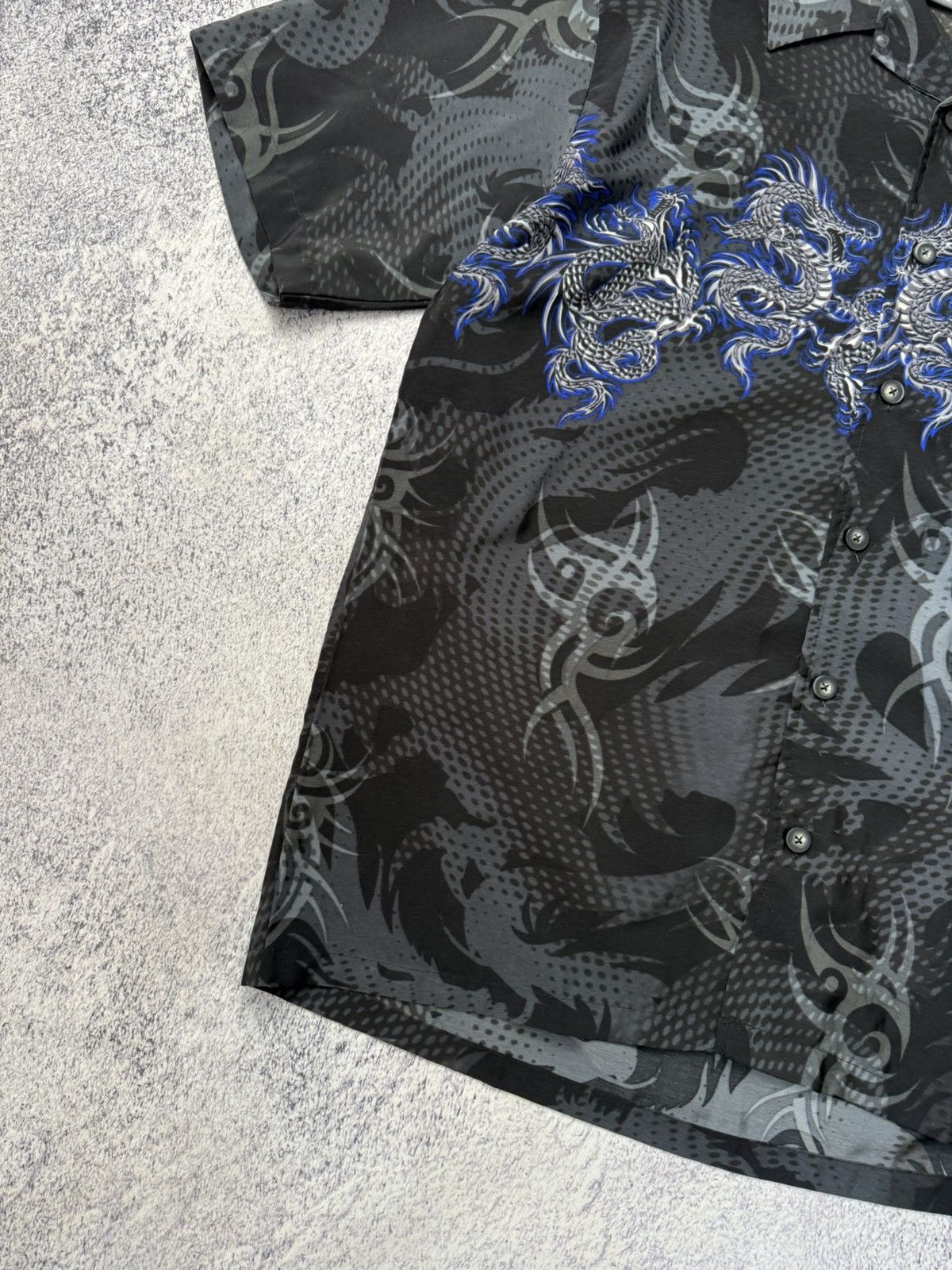 Japanese Brand Vintage Y2k Dragon Shirt Balenciaga Look Alike Size US L / EU 52-54 / 3 - 7 Thumbnail