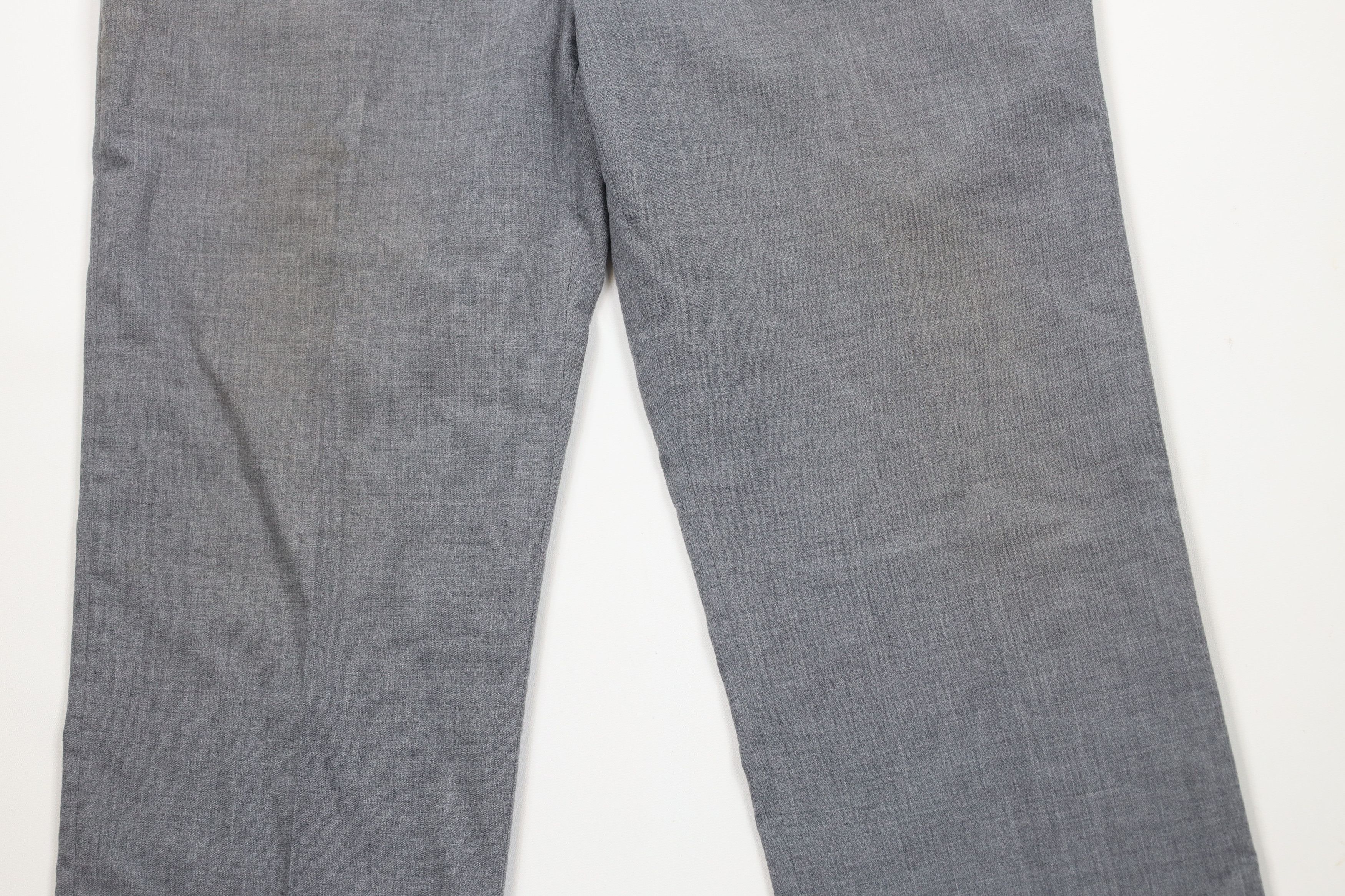 Vintage Vintage 70s Streetwear Flared Wide Leg Chino Pants Gray Size US 36 / EU 52 - 3 Thumbnail
