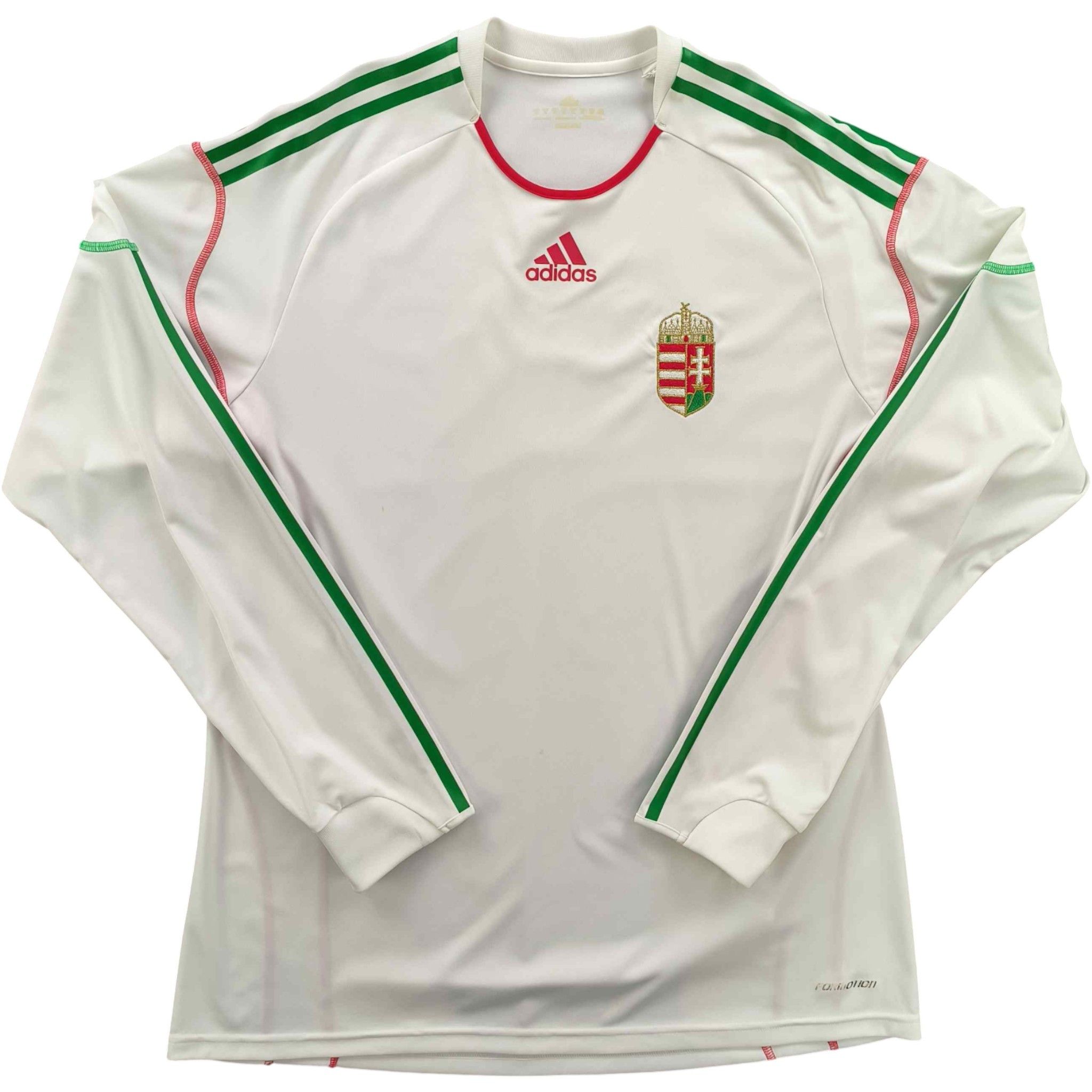 Adidas Hungary 10-12 Adidas away LS Formotion football jersey sz XL Size US XL / EU 56 / 4 - 1 Thumbnail