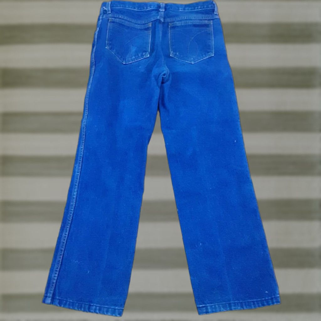 Calvin Klein VINTAGE Calvin Klein Jeans Mens 33 30 Blue USA made Jeans Straight 33 Inseam 30 Waist 33 Blue USA Mens Size US 33 - 1 Thumbnail