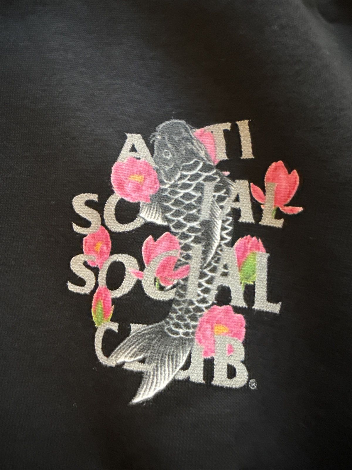 Anti Social Social Club Anti Social Social Club Koi Garden Premium Hoodie Black - S Size US S / EU 44-46 / 1 - 2 Thumbnail