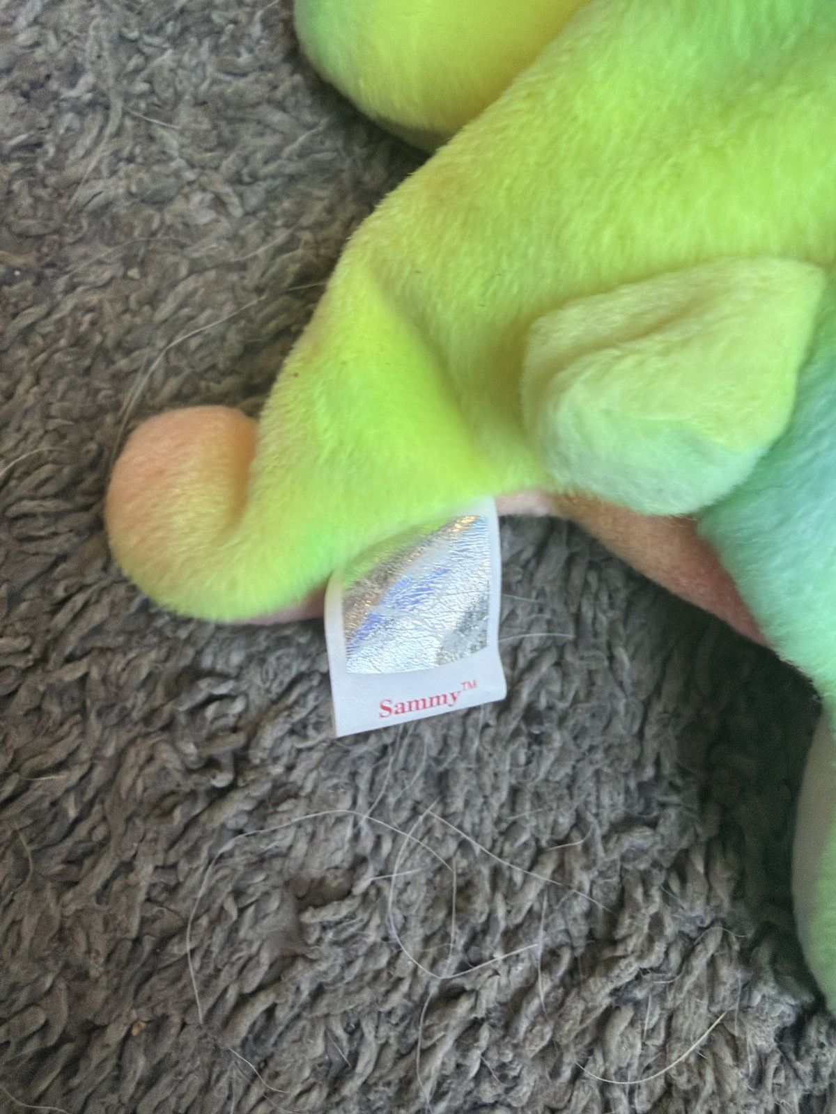 Vintage 1999 Ty Sammy Beanie Baby Size ONE SIZE - 6 Thumbnail