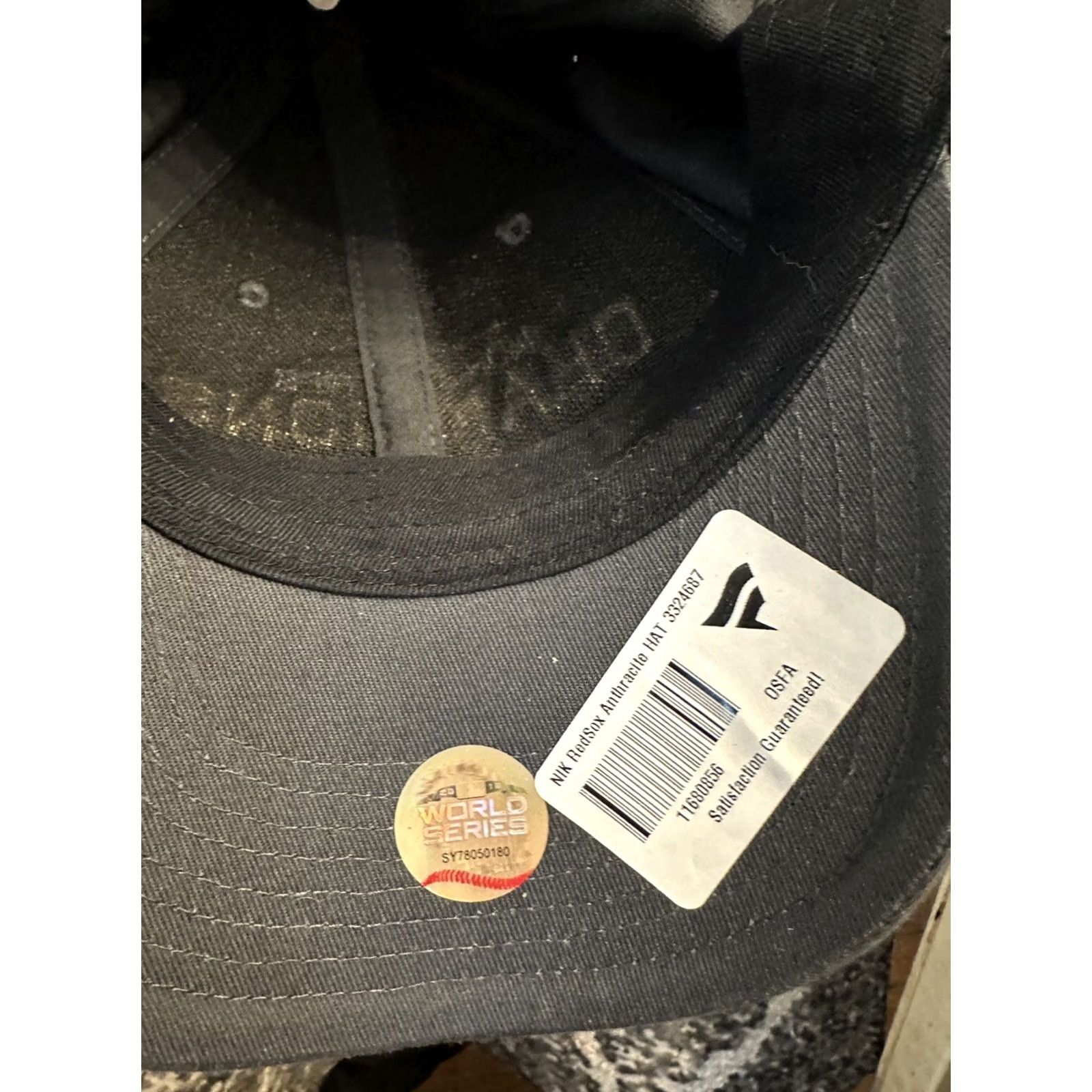 Nike Boston Red Sox 2018 World Series Nike Adjustable Strap Hat Size ONE SIZE - 4 Thumbnail
