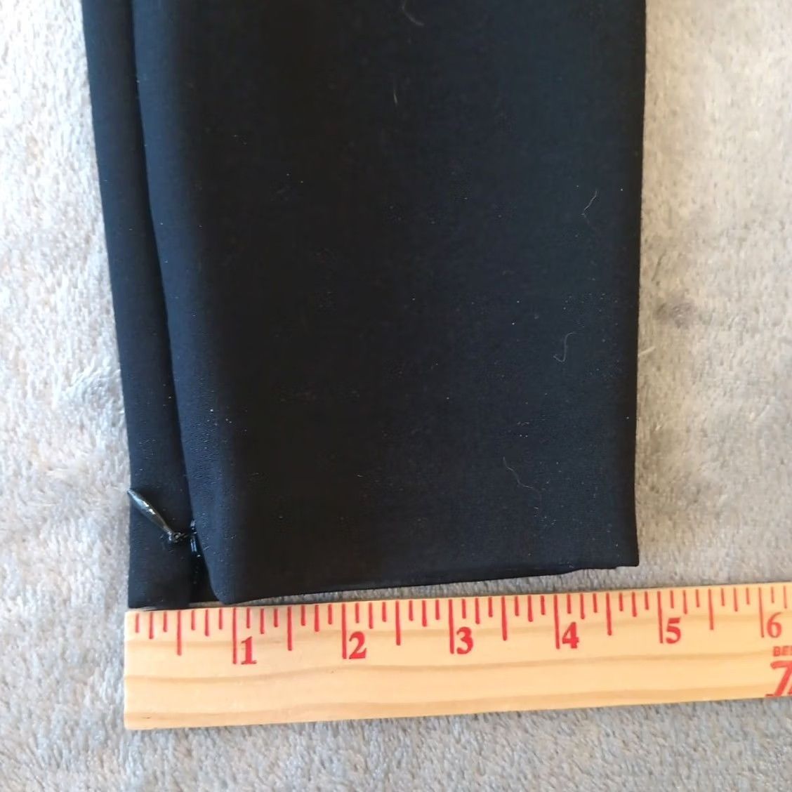 Talbots Talbots Soho Pants Womens Size 10 Black Pull On Skinny Stretch Ankle Zip Size 32" / US 10 / IT 46 - 6 Thumbnail